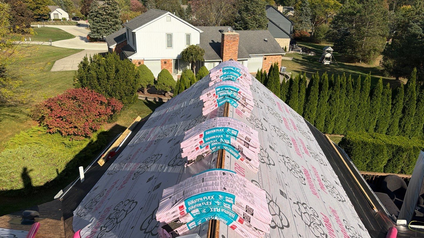 Roof Replacement using Owens Corning Teak by 180 Contractors