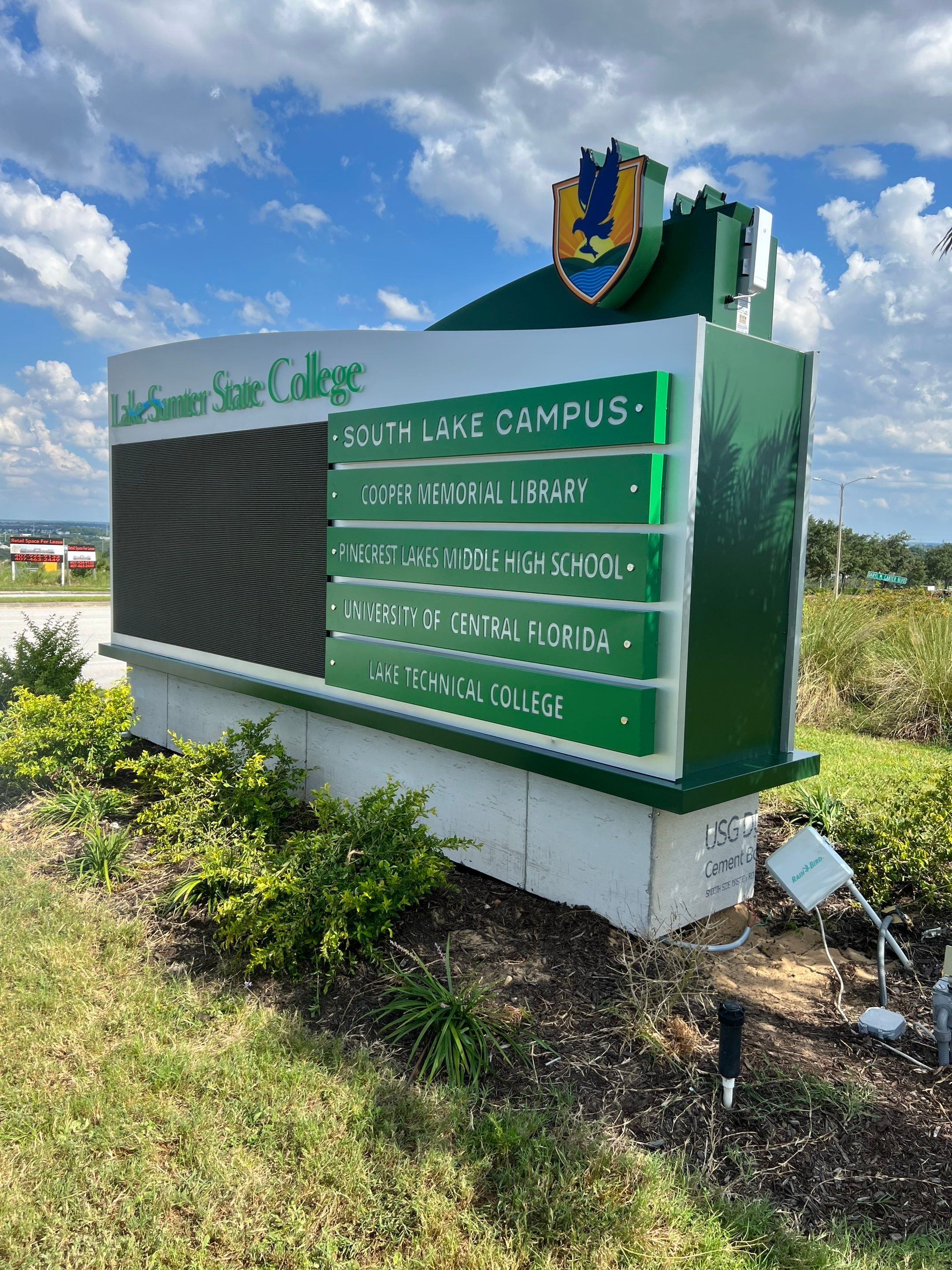 Monument Sign for LSSC Clermont by SignCrafters