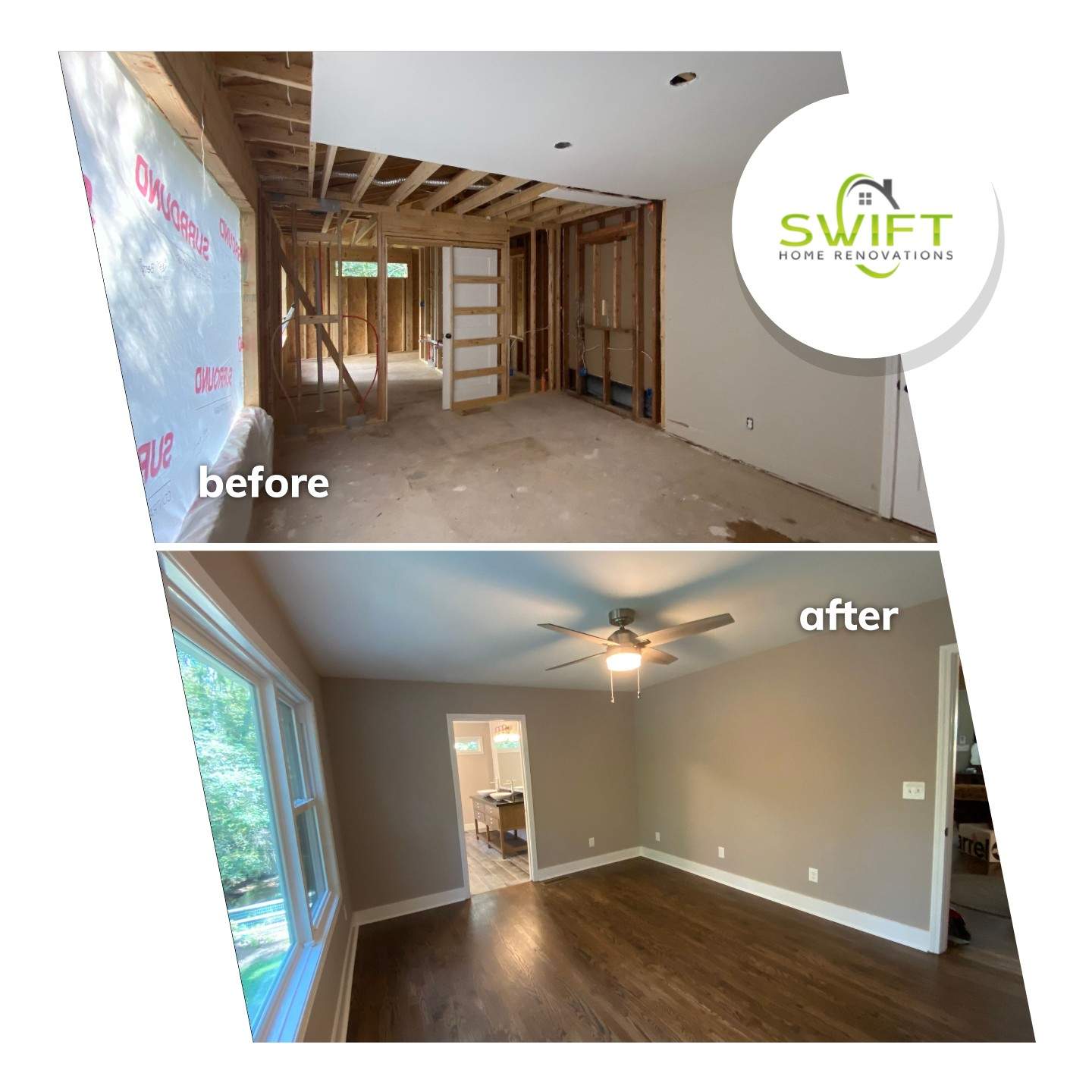 Two-Story Residential Room Addition and Primary Suite in Decatur by Swift Home Renovations