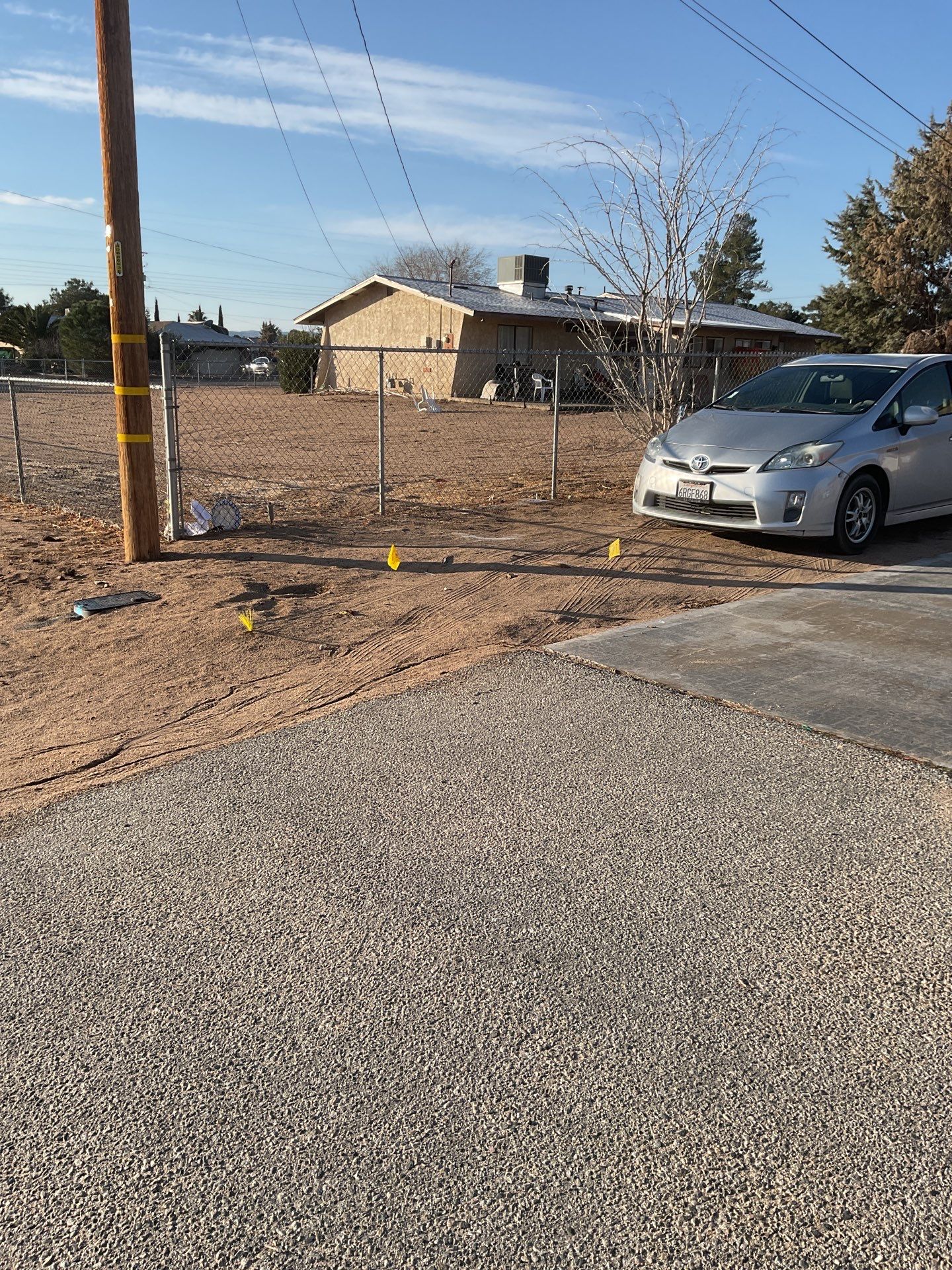 Fence Installation using chain -link by Fence Guys Inc. 