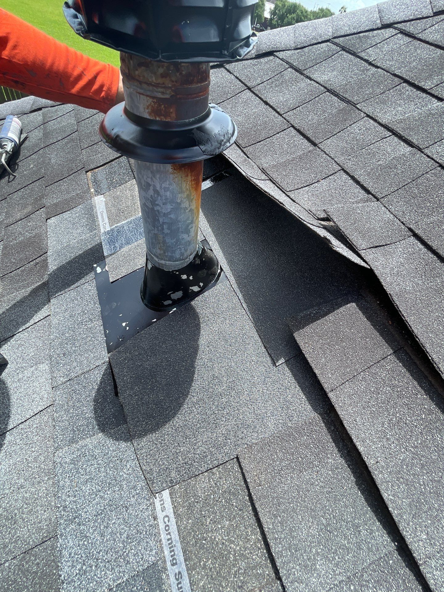Hail Damage using Owen's Corning Duration (Lifetime) Shingles by Roof Repair Company