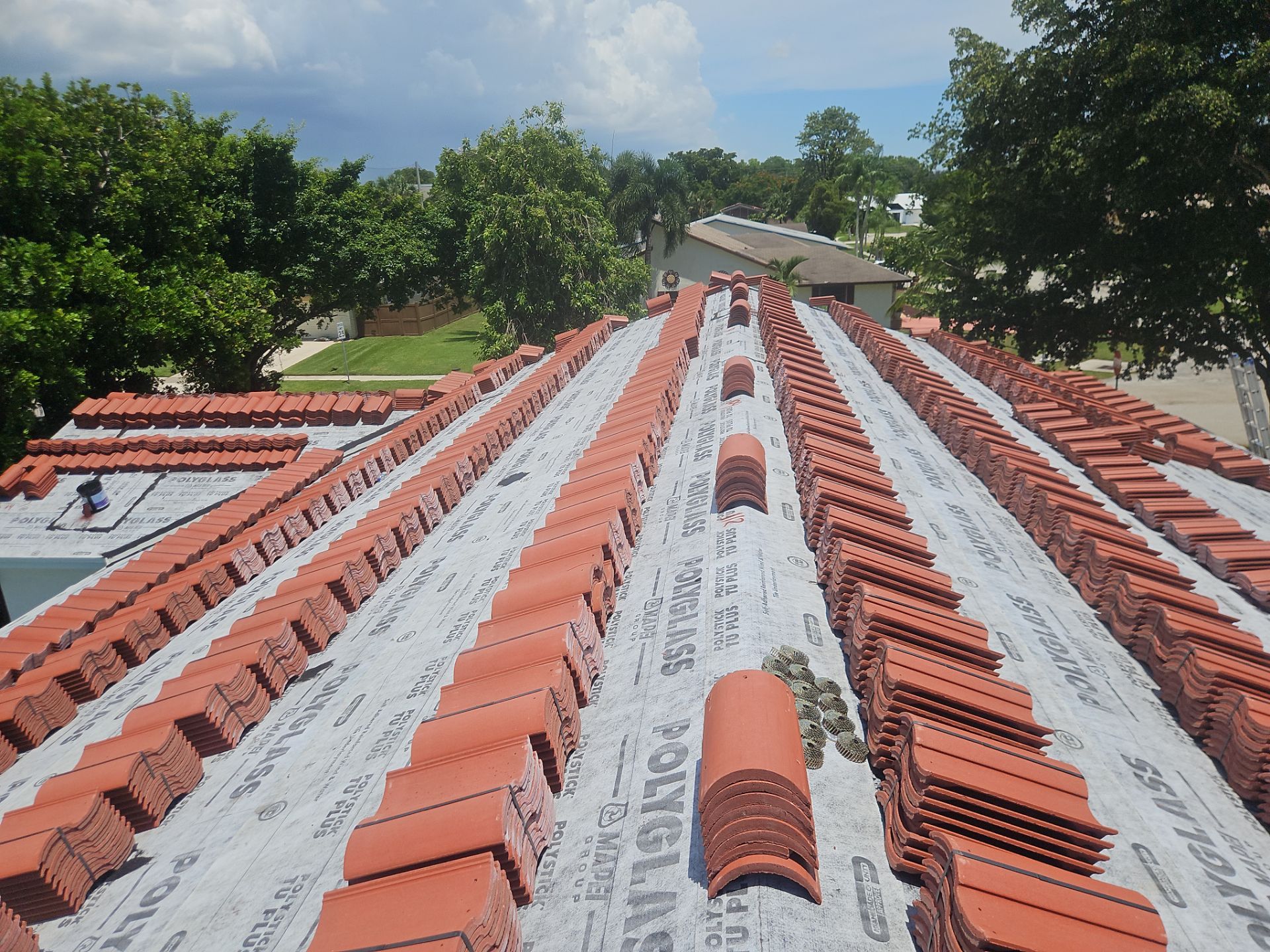 Residential Roofing Installation using WestLake Roofing Tile by BLUES BROTHERS ROOFING