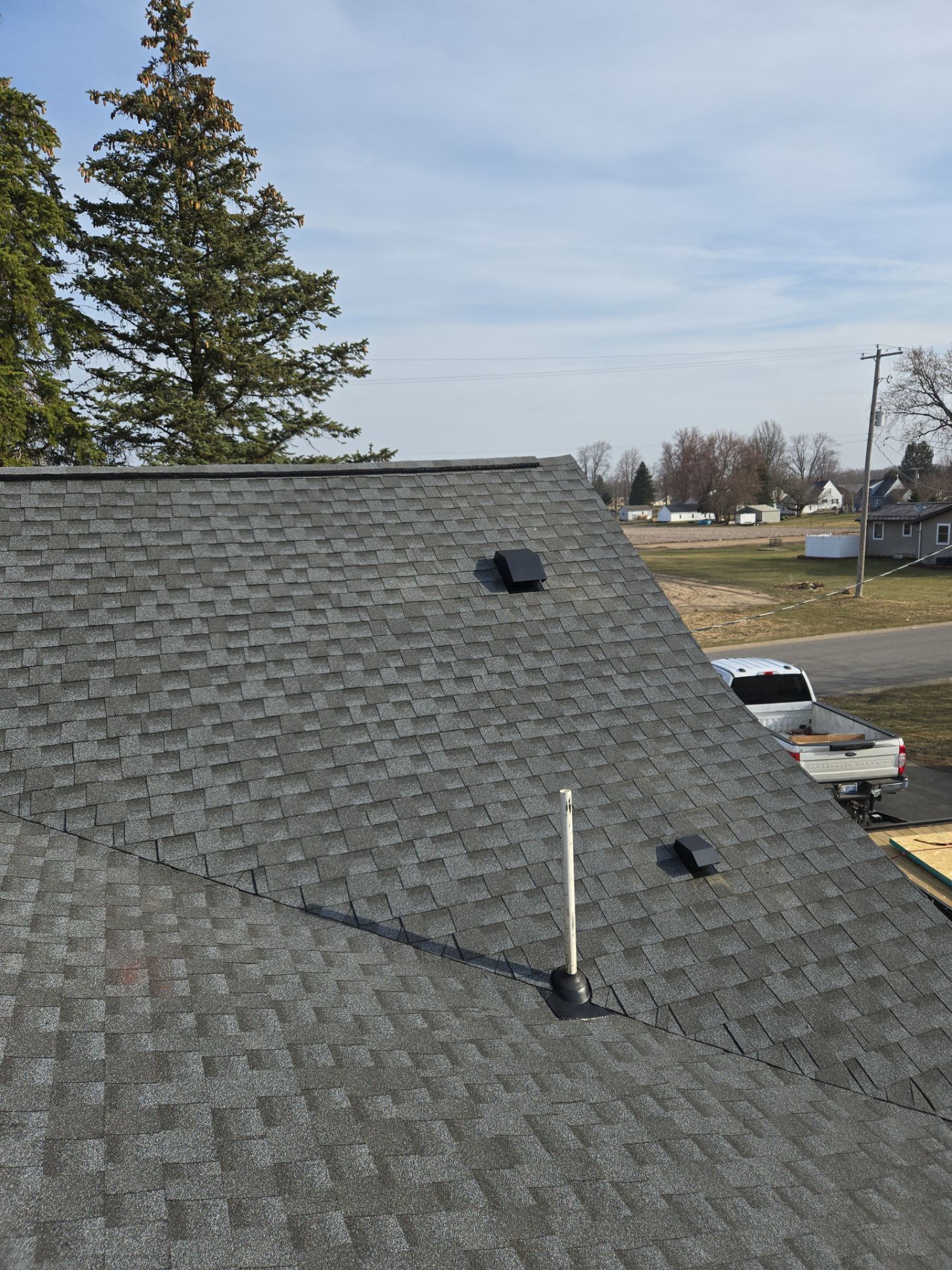 Residential Roofing Installation using GAF TIMBERLINE HDZ Pewter Gray by Avalon Roofing and Exteriors