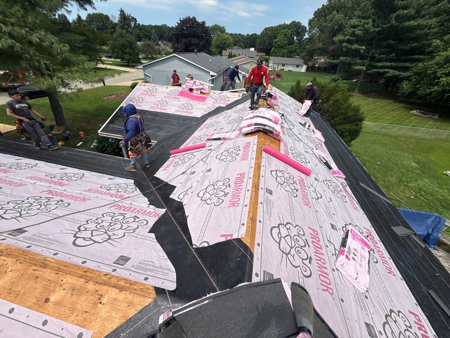 Roof Replacement using Owens Corning Tru Definitions by 180 Contractors