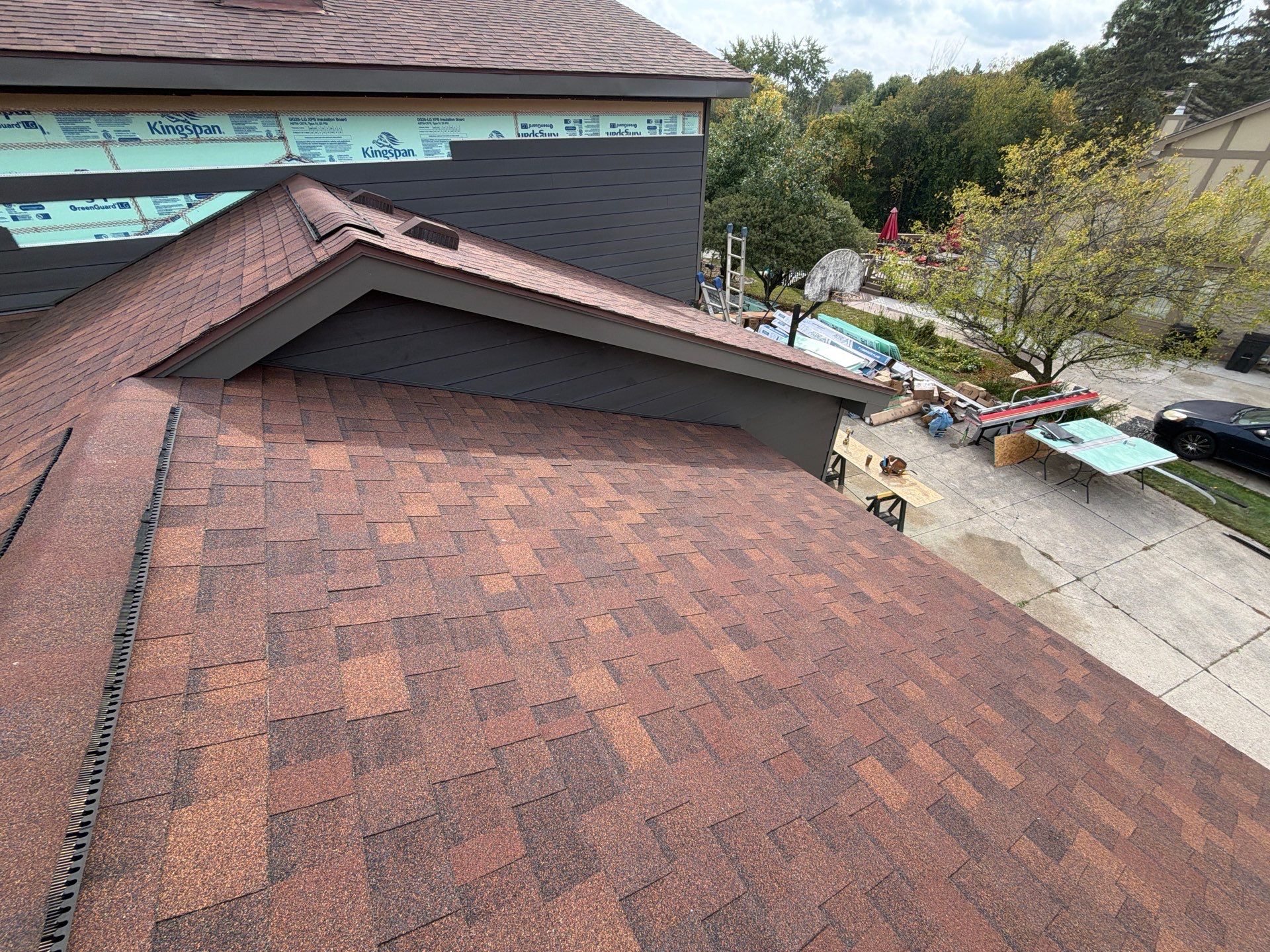 Siding Replacement using Alside S7 Cedar Mill Grain Cast Iron by 180 Contractors