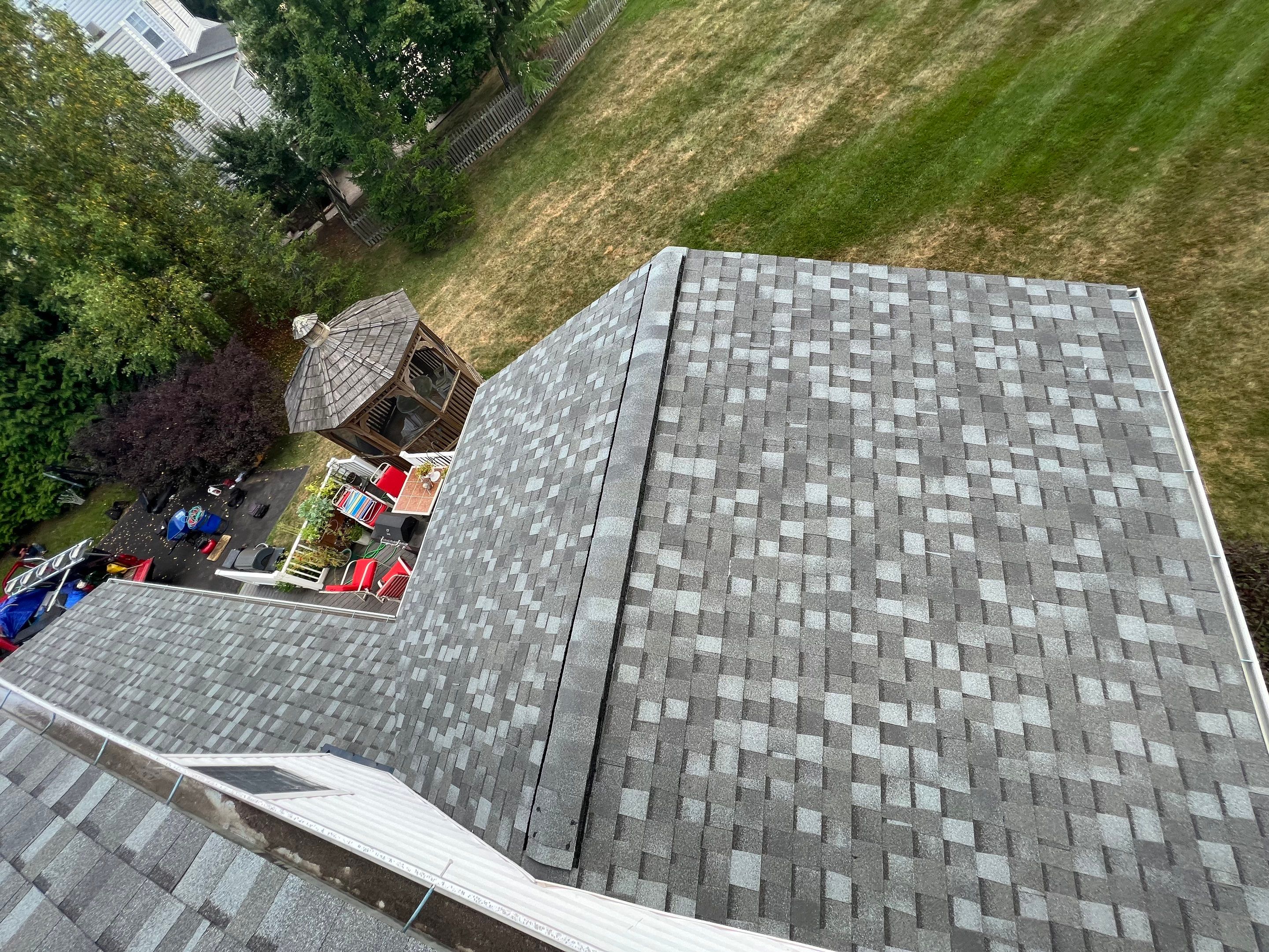 Residential Roofing Installation using Atlas Pinnacle Pristine Coastal Granite Architectural Shingles by Frederick Roof Repair