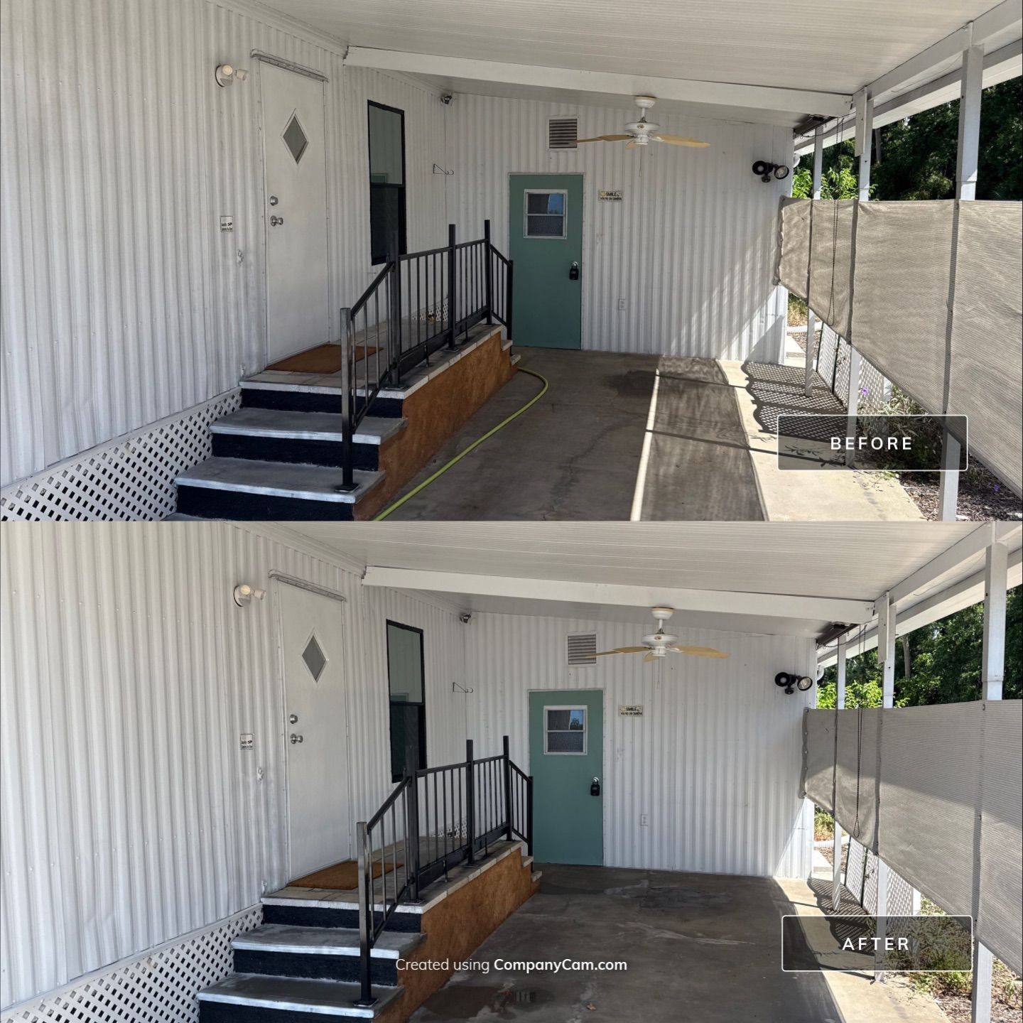 Mobile Home Soft Wash & TPO Roof Cleaning in Plaza Estates – Bradenton, FL by Sunshine AquaWash
