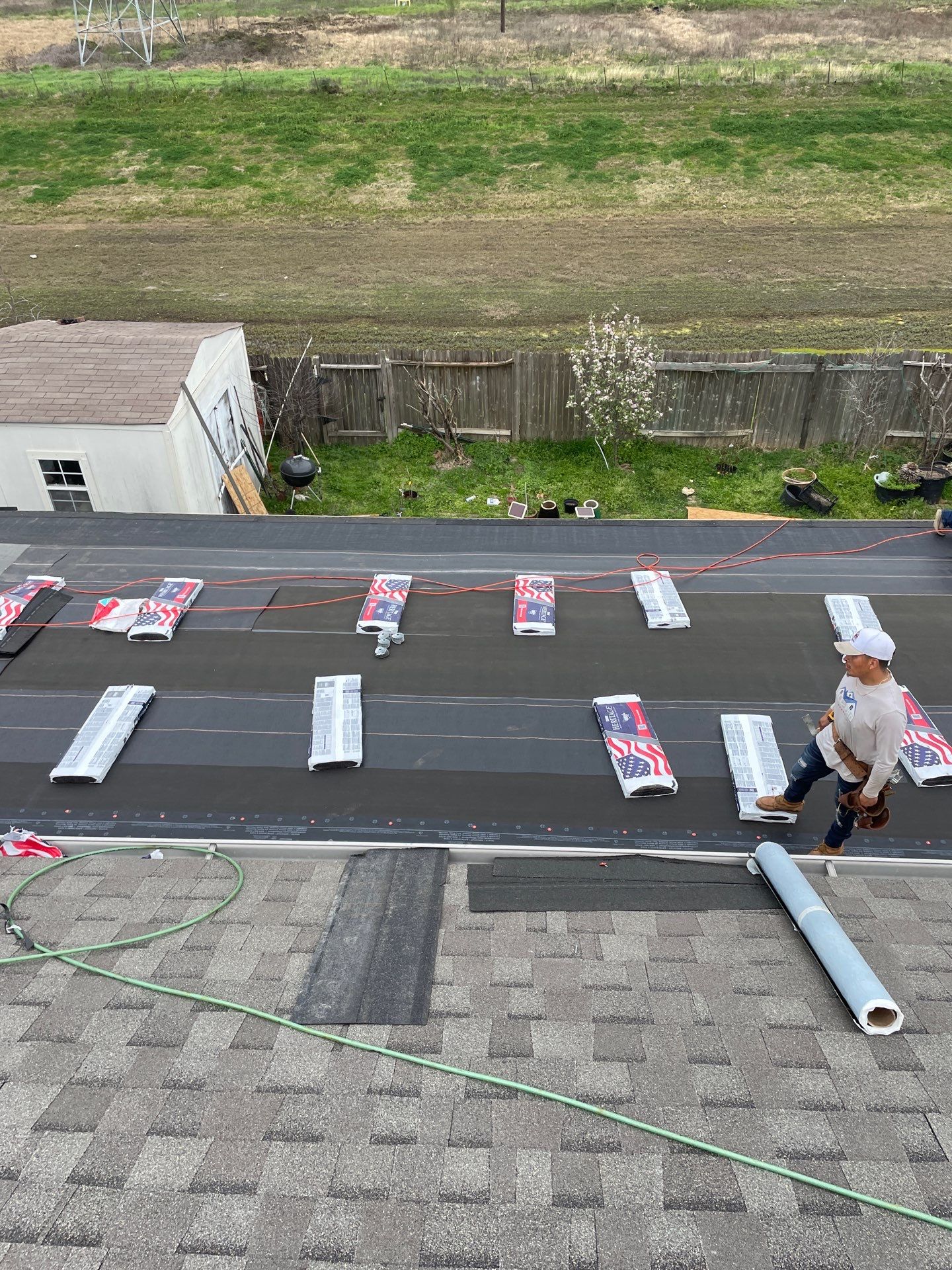 Residential Roofing Installation using Owen's Corning Duration (Lifetime) Shingles by Roof Repair Company