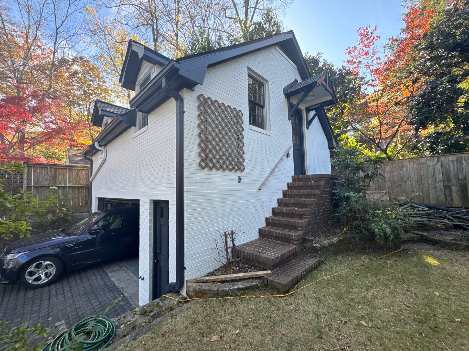 Full Exterior Painting and Trim Refinement for Atlanta Brick Residence by Swift Home Renovations