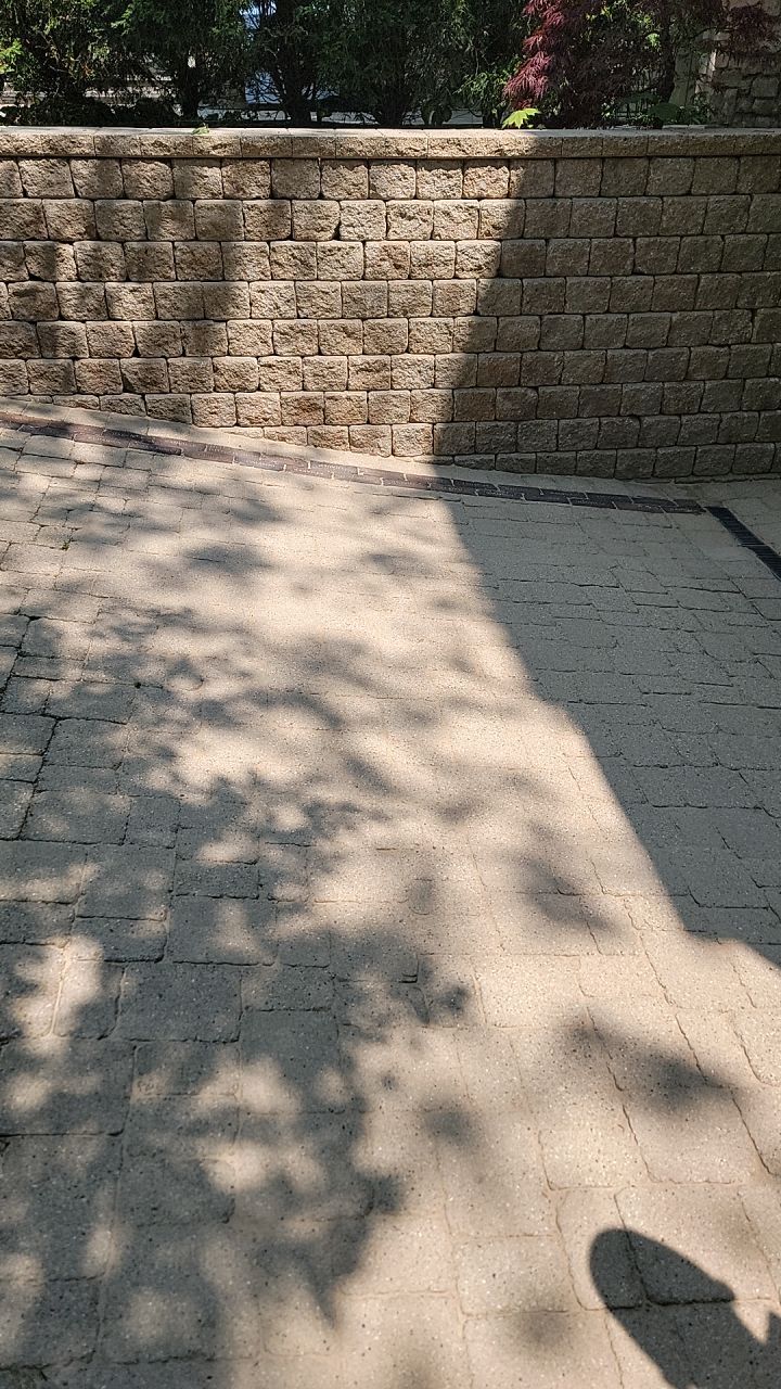Glencoe, IL brick paver cleaning and stone cleaning by Northern Power Washing LLC.