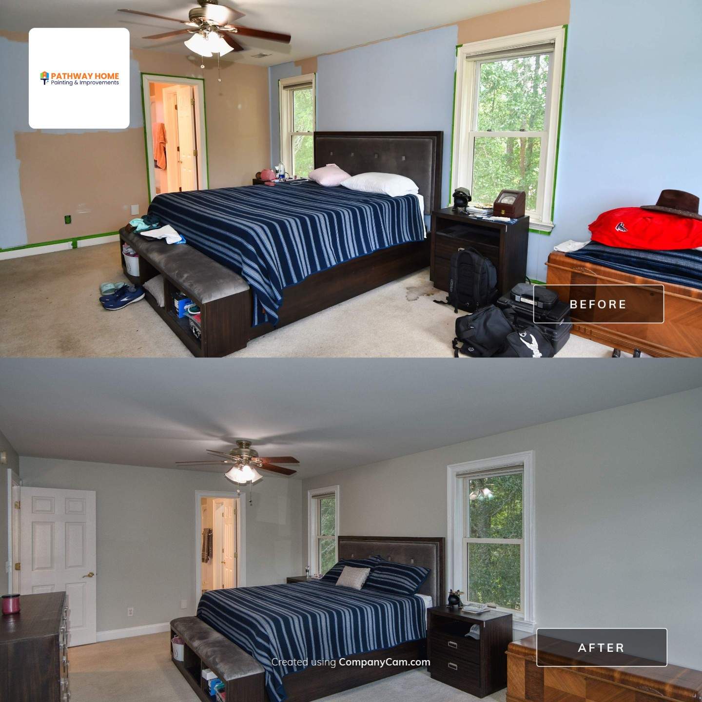 Comprehensive Interior Painting and Drywall Repair in Moncks Corner by Pathway Home Painting & Improvements