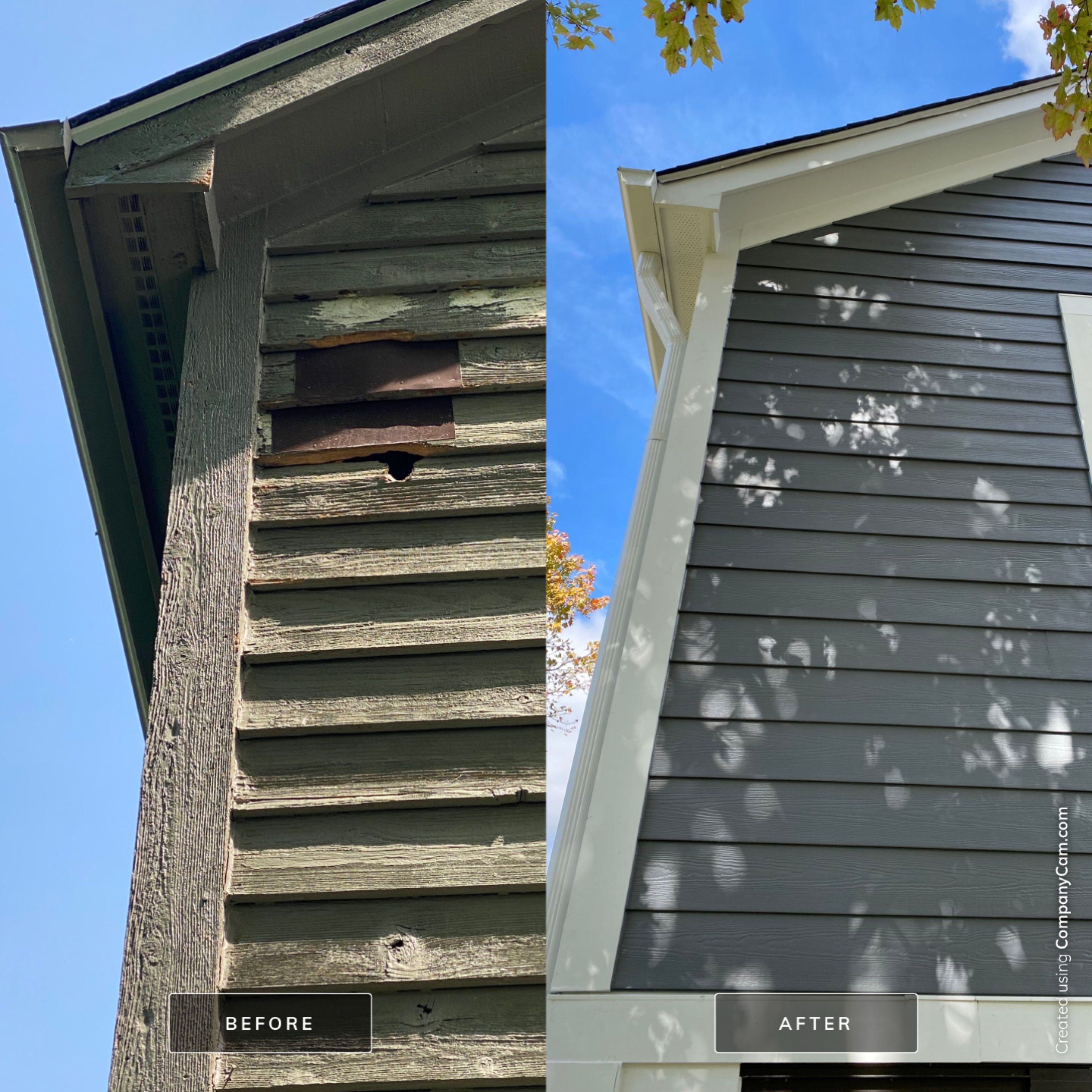 Siding Installation using James Hardie Fiber Cement Lap Siding by Best Exteriors Inc