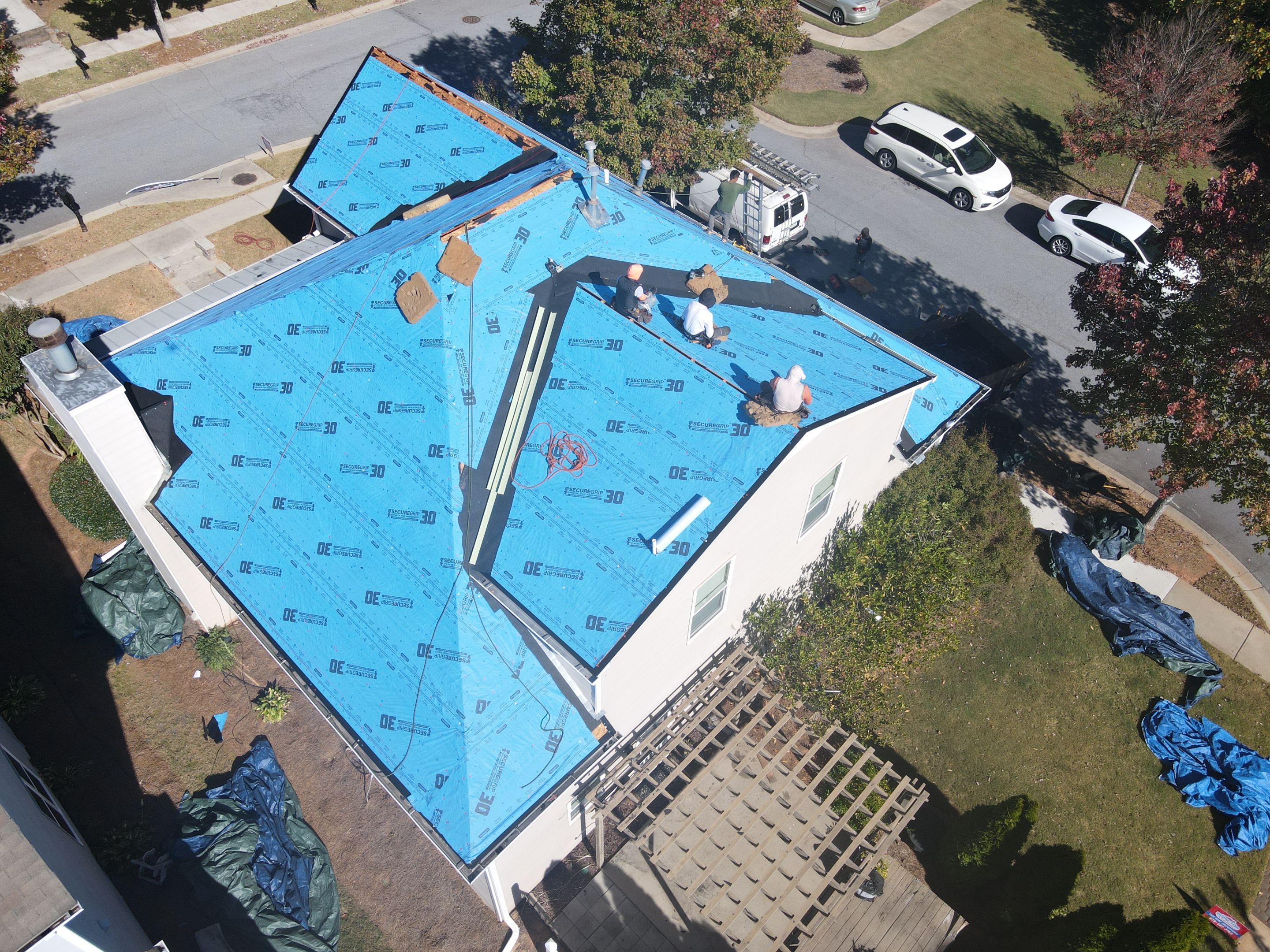 Residential Roofing Installation using Owens Corning by Inspector Roofing and Restoration