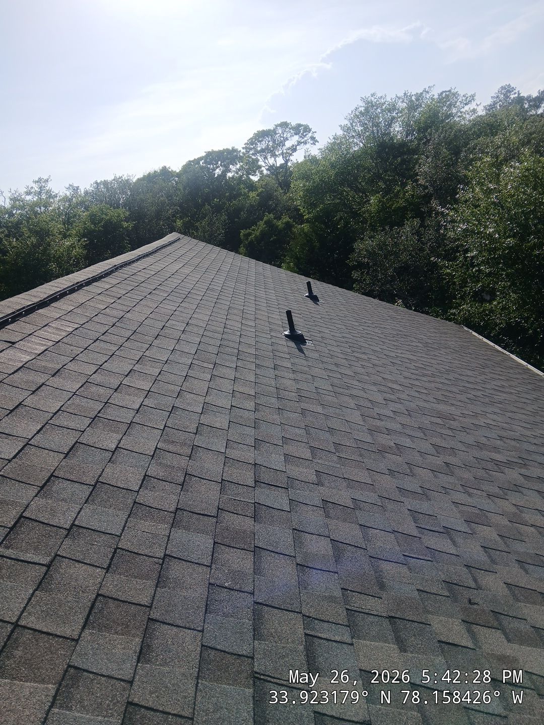 Fortified Roof Replacement in Oak Island NC with CertainTeed Landmark Pro Weathered Wood by RGR Construction and Roofing, LLC