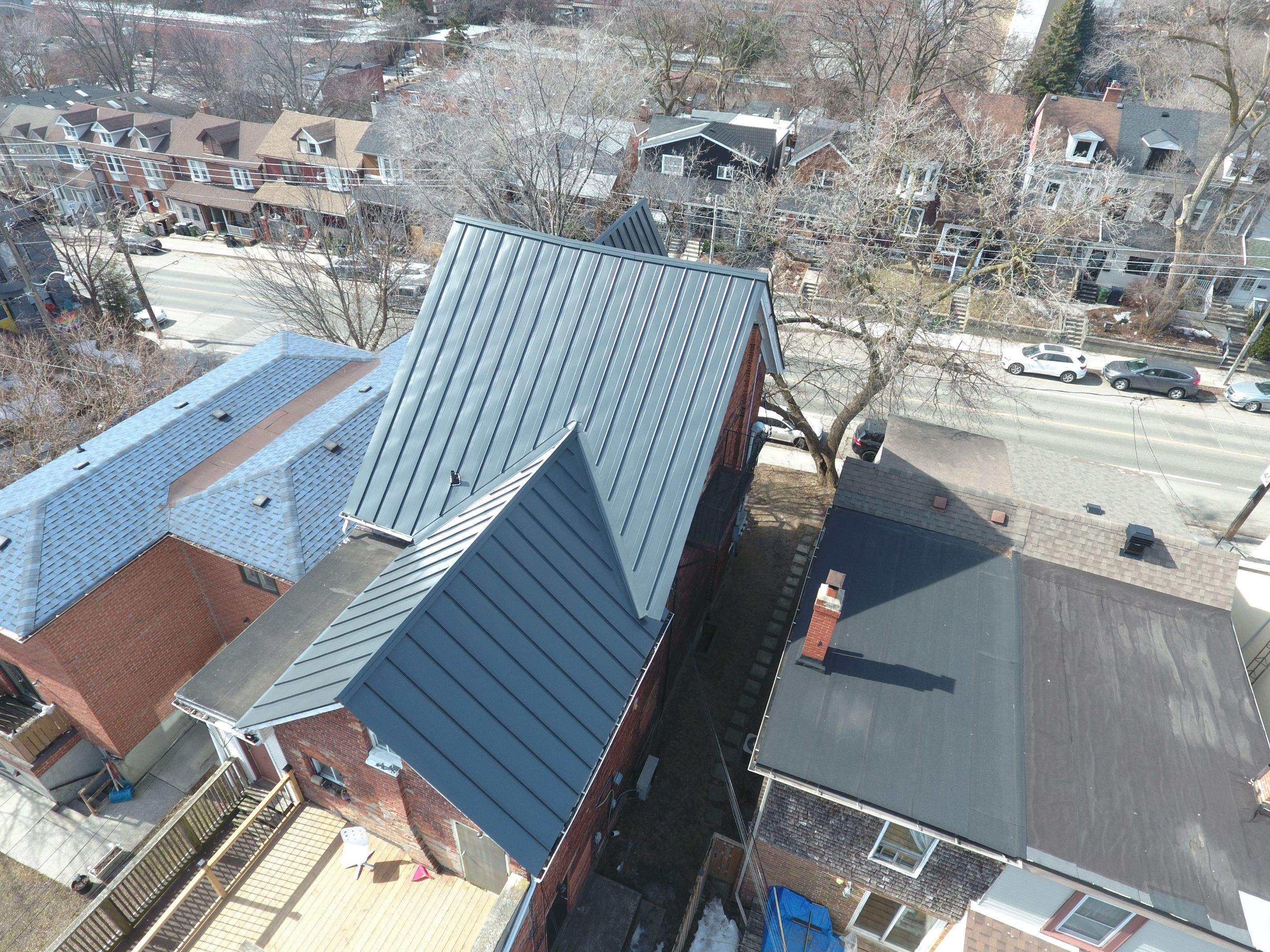 Standing Seam Metal Roofing using 16" Standing Seam Panels by Jay Carter Roofing & Sheet Metal