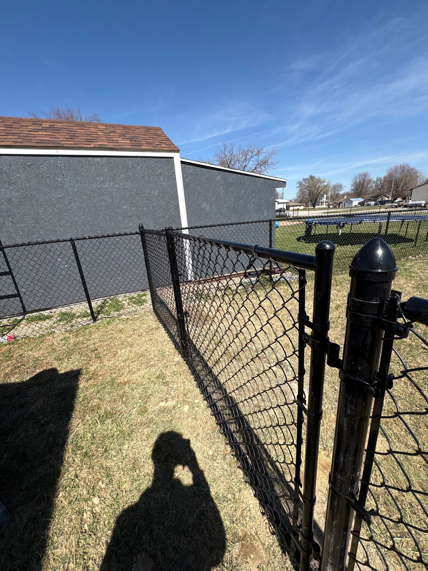 Fence Installation using Chain Link Fencing by Leach and Brown Construction LLC