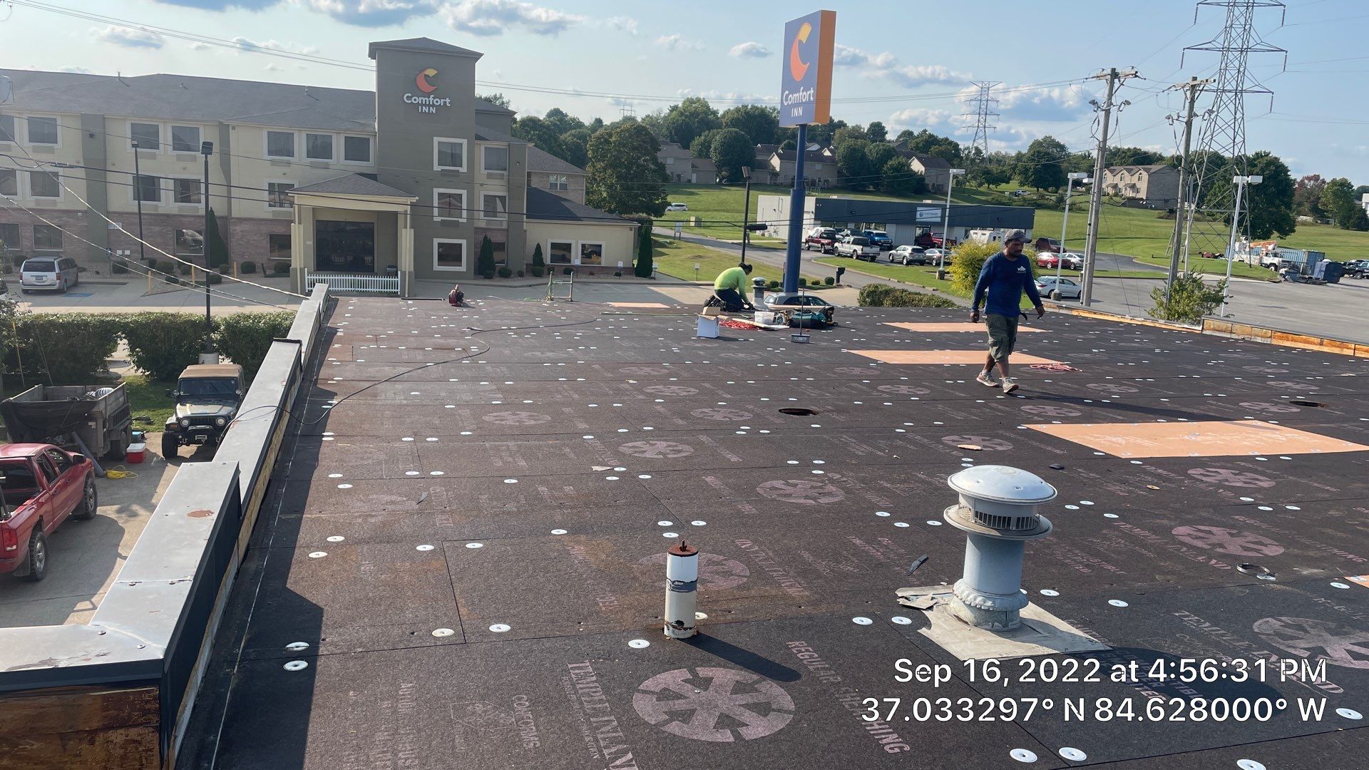 Commercial Roofing Installation by KISH RESTORATION 