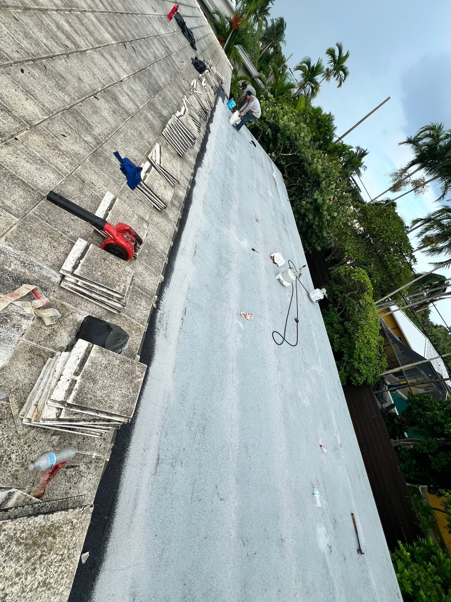 Residential Flat Roof Repair by The Goat Contractor ( Giampri Corp)