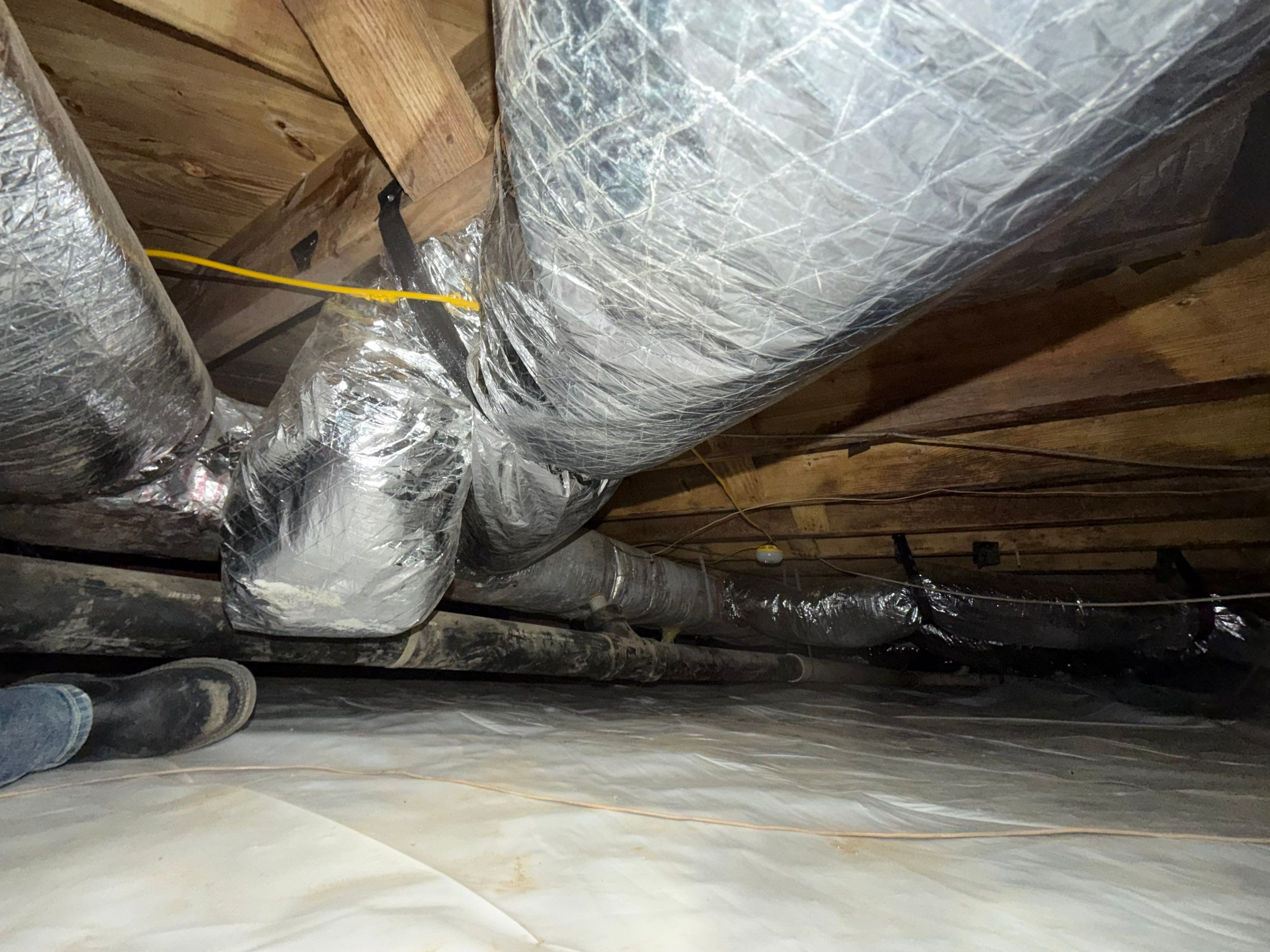 Project in Smithfield by Patriot Crawl Space Repairs