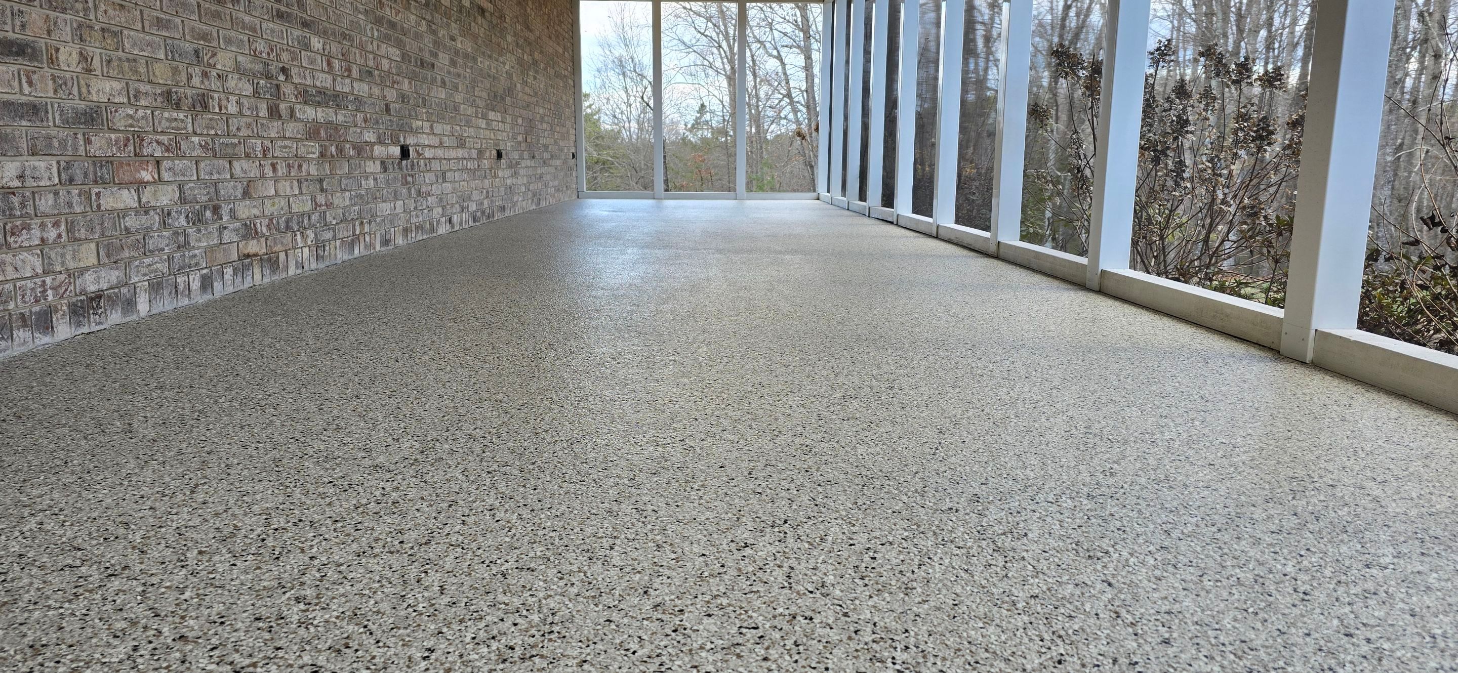 Patio Installation using Shoreline by Elite Floor Solutions