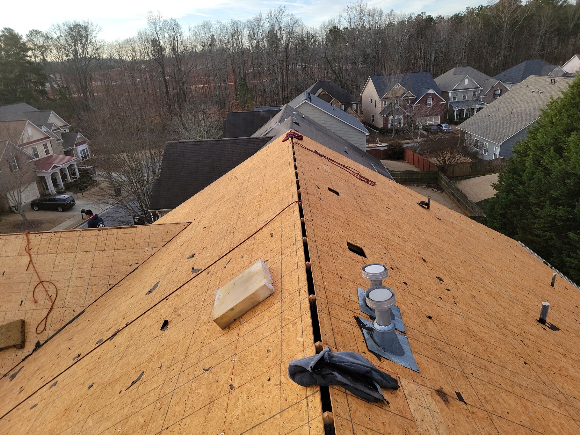 Residential Roofing Installation using Owens Corning by Inspector Roofing and Restoration