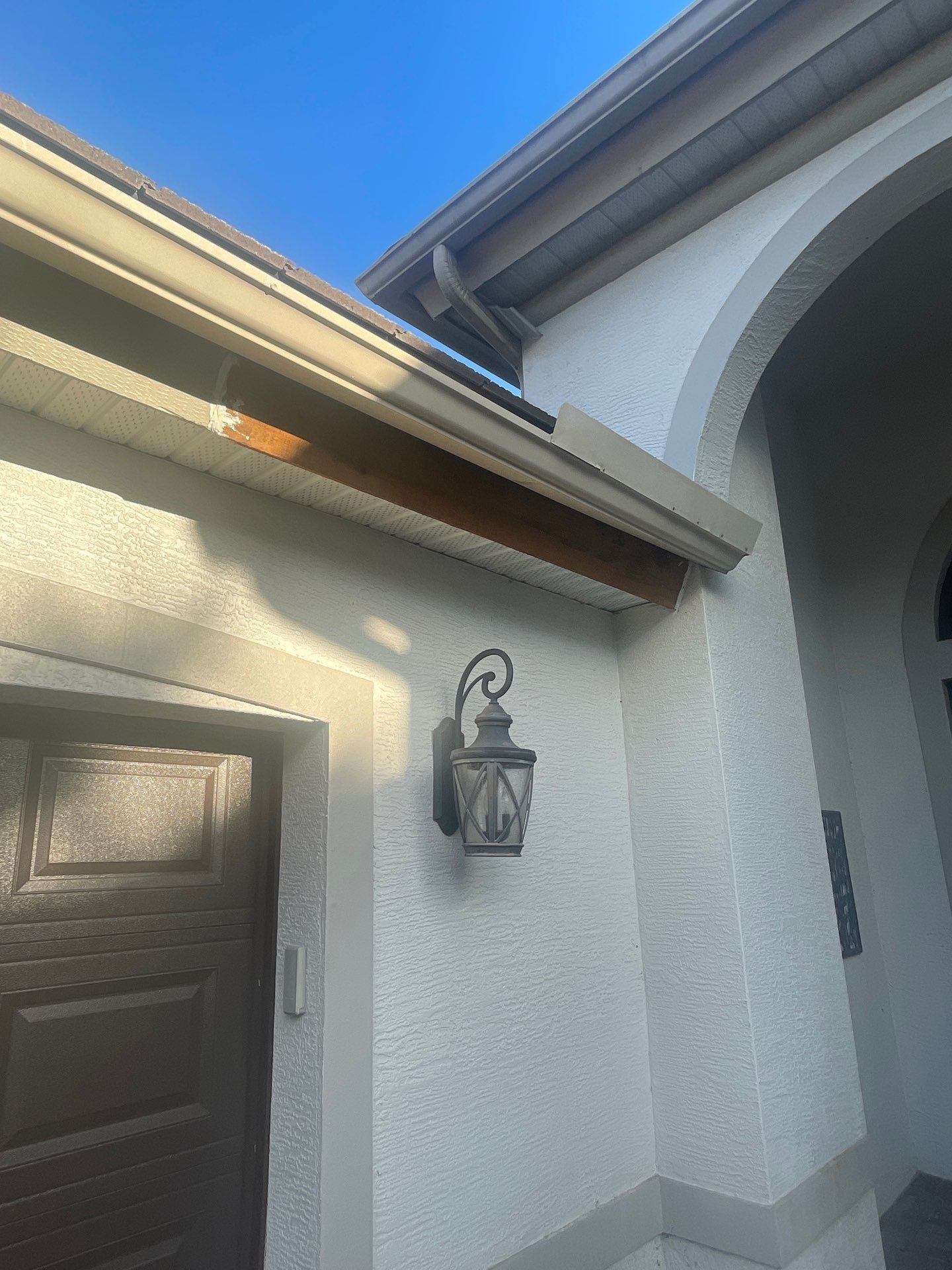 6-inch K-style Gutters with New Splash Guard in Bonita Spring FL by Gutter Professors