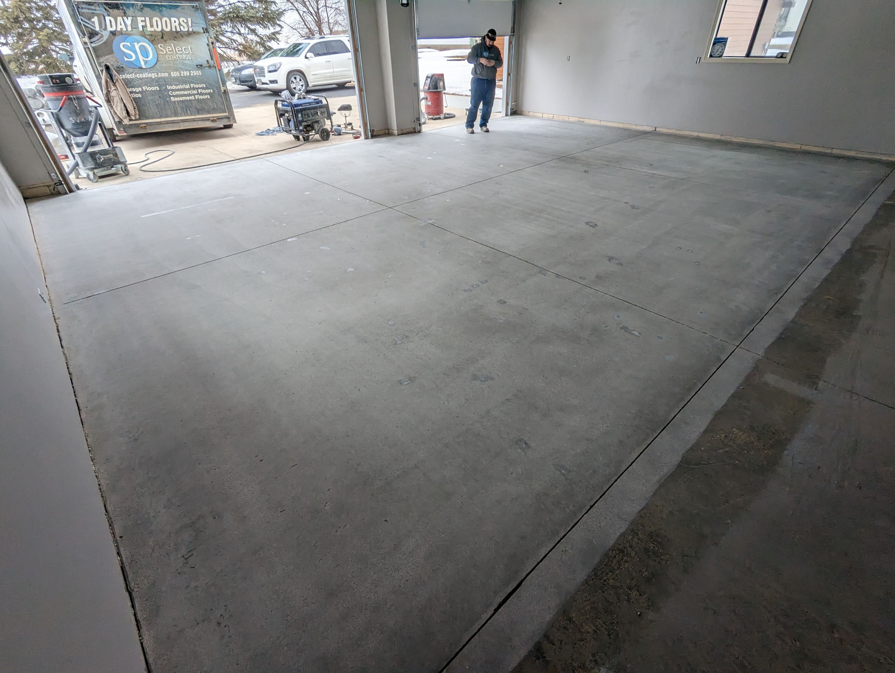 Garage using Mediterranean by Select Painting, Coatings & Garage Cabinets