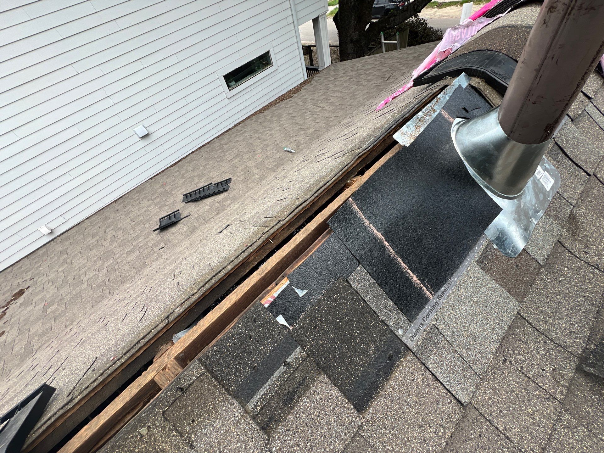 Residential Roofing Repair using Owen's Corning Duration (Lifetime) Shingles by Roof Repair Services LLC