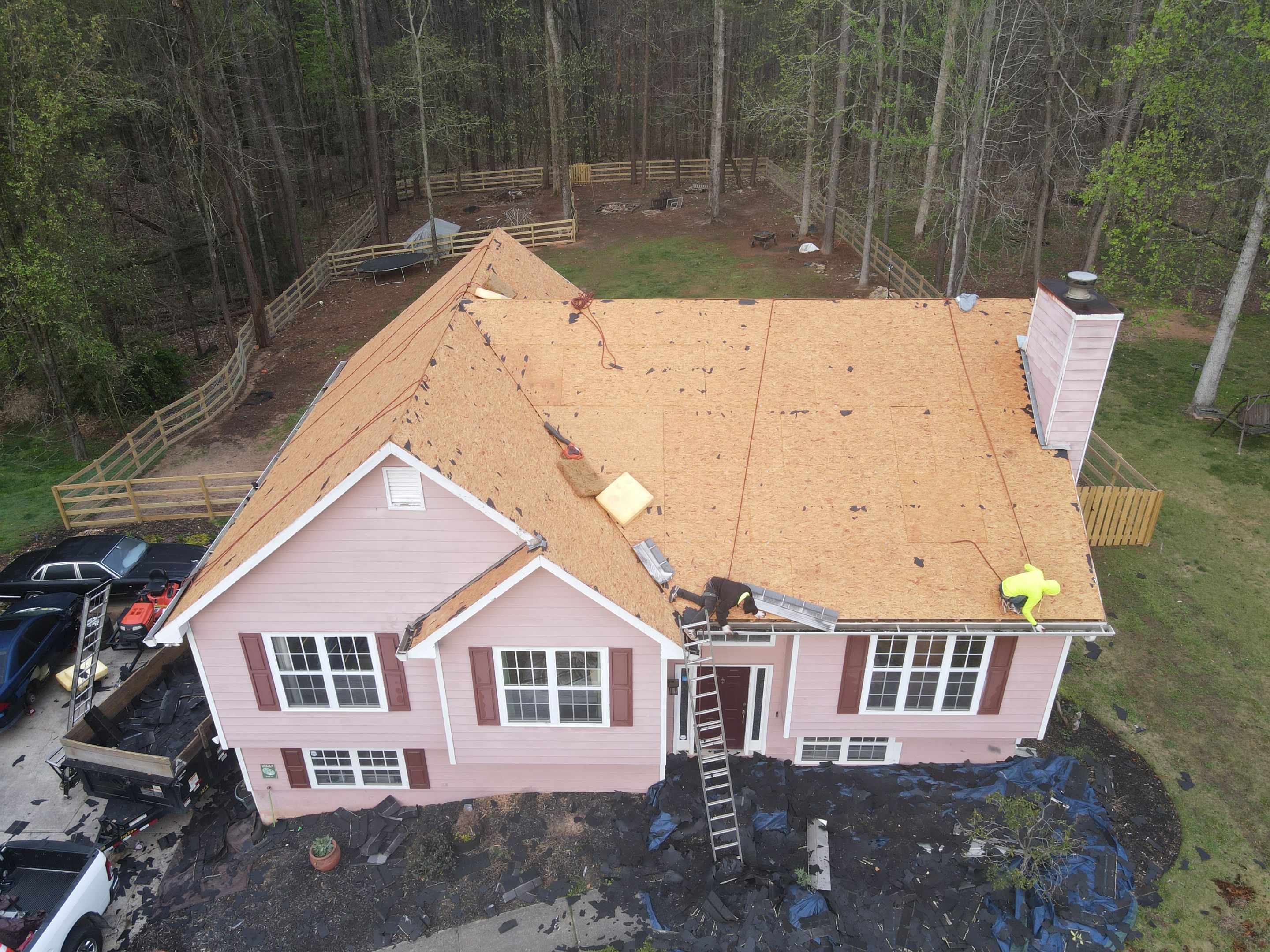 Residential Roofing Installation using Owens Corning by Inspector Roofing and Restoration
