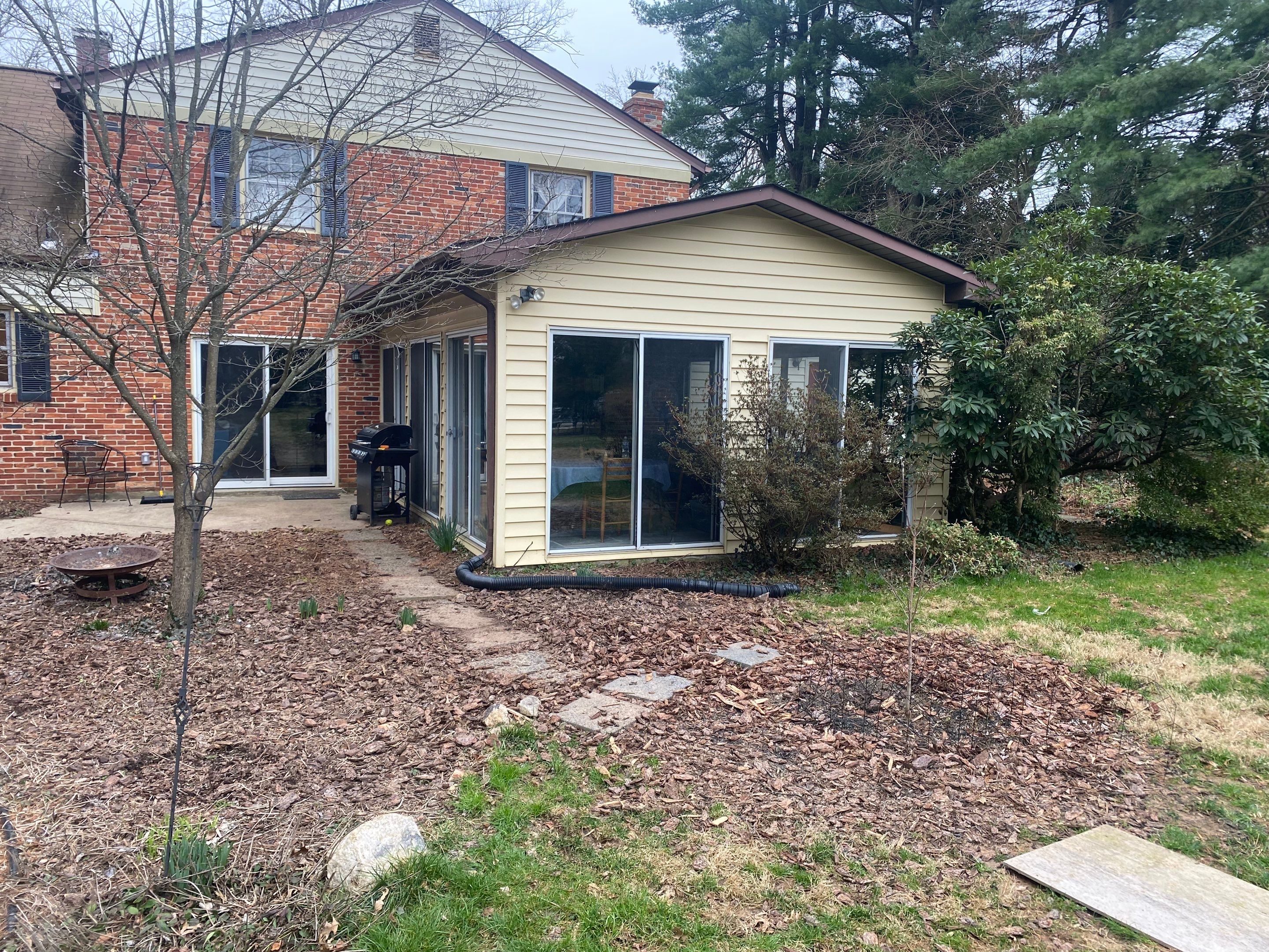 Landscape cleanup & drainage by The Smet Companies, LLC