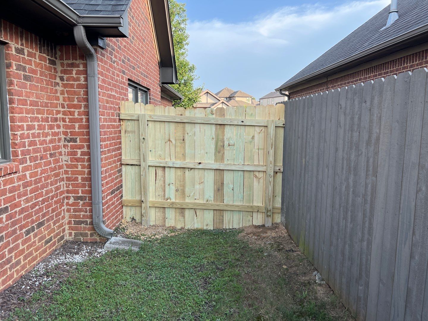 Lake View - Fence by Pillar and Pine