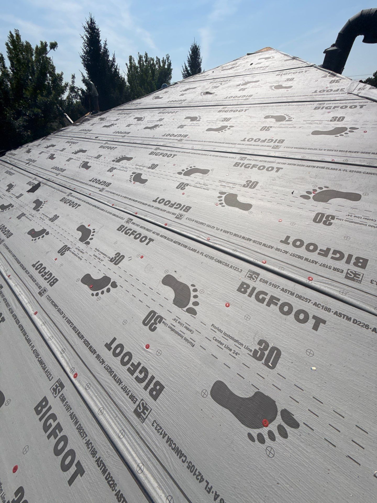 Boise Commercial Roof Replacement with Brown Architectural Shingles by Olive Roofing