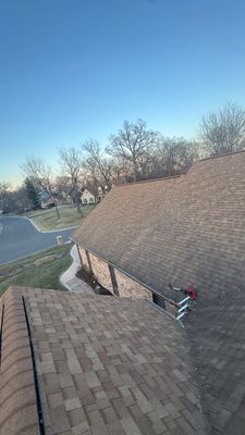 Turtle Shell gutter protection installation in West Chicago, IL 60185, photograph 16