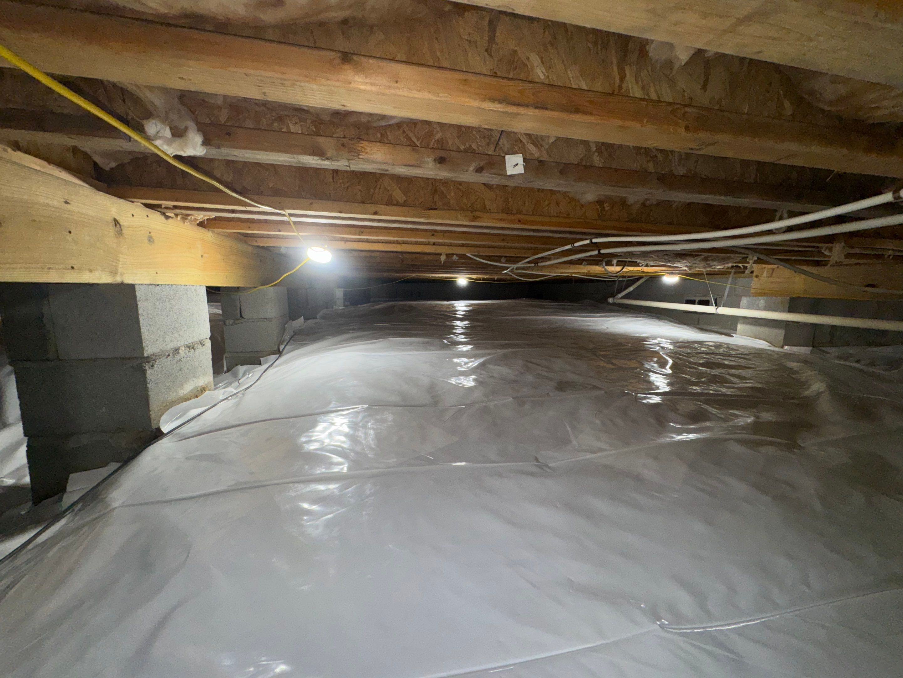 Project in Franklin by Patriot Crawl Space Repairs