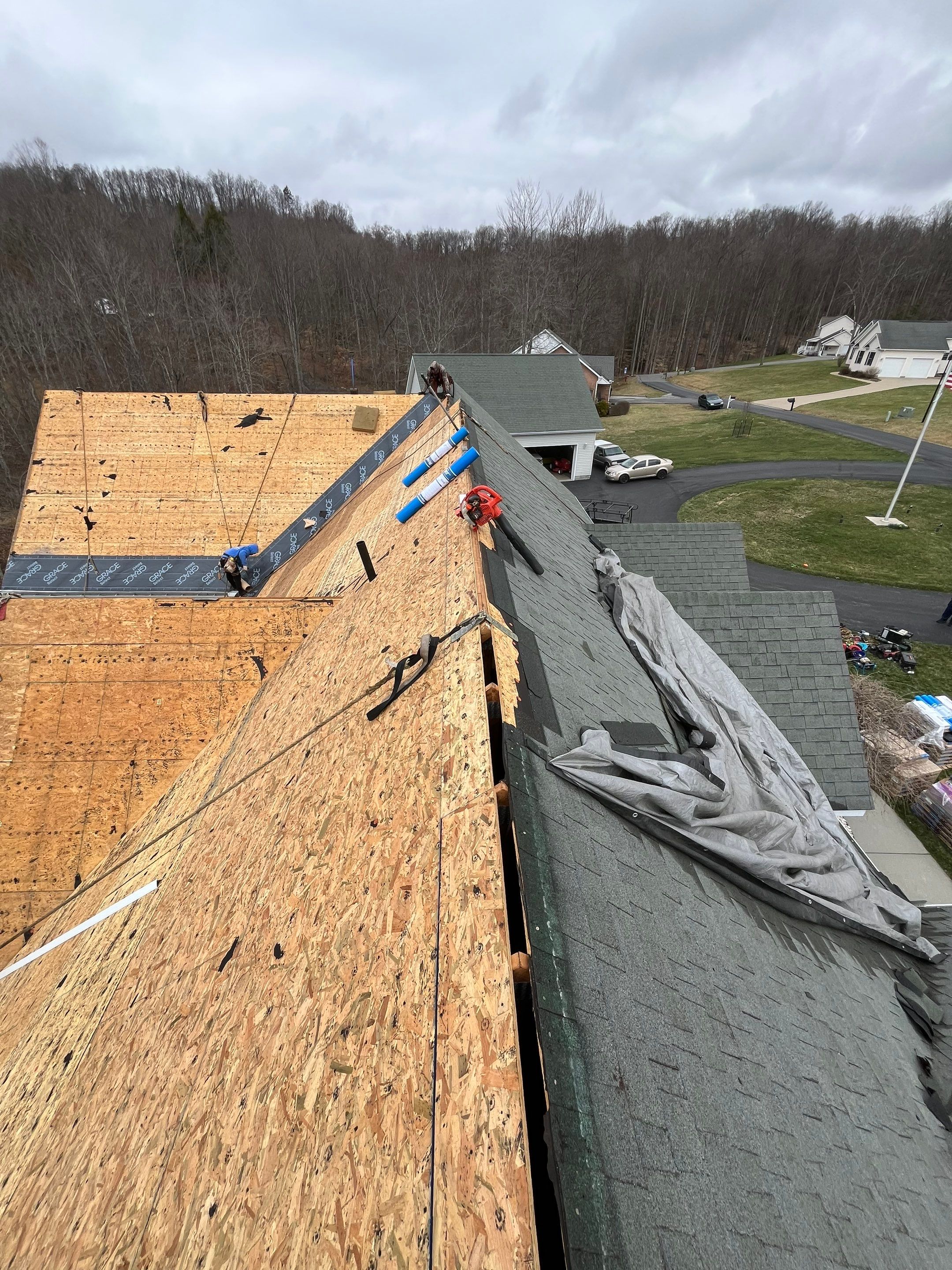 Residential Roofing Installation using Certainteed Landmark Pro Shingles by Fahey Roofing + Contracting
