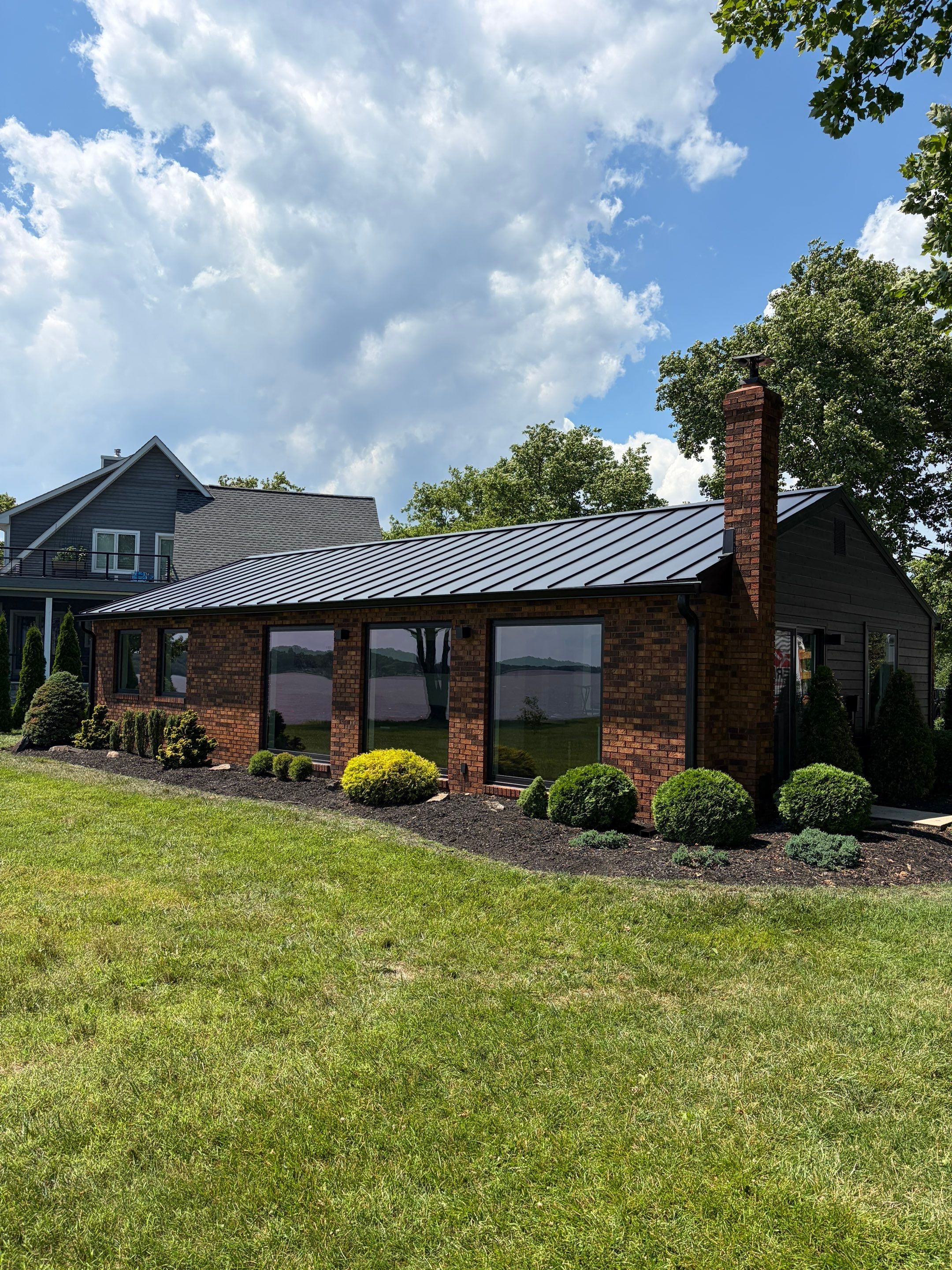 Residential Roofing Installation using Standing Seam Metal Roof | Mechanically Fastened | 24 Gauge by Matter Construction, LLC