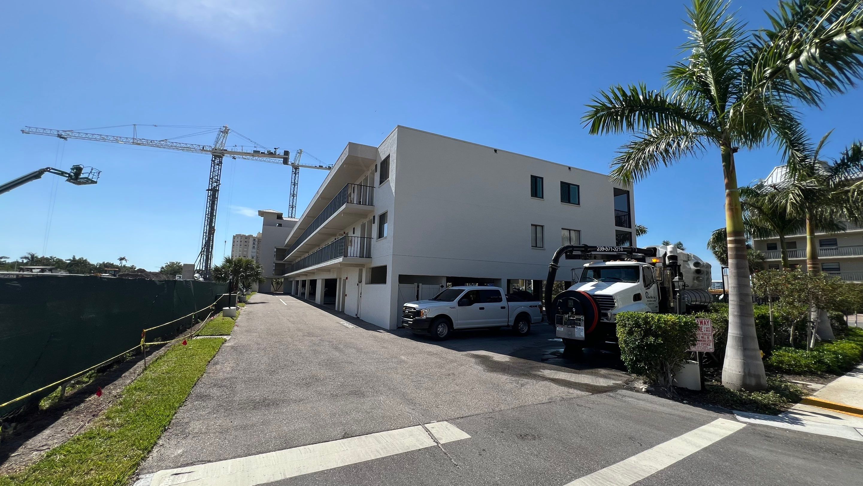 Naples Condo Catch Basin Cleaning by APS Power & Water