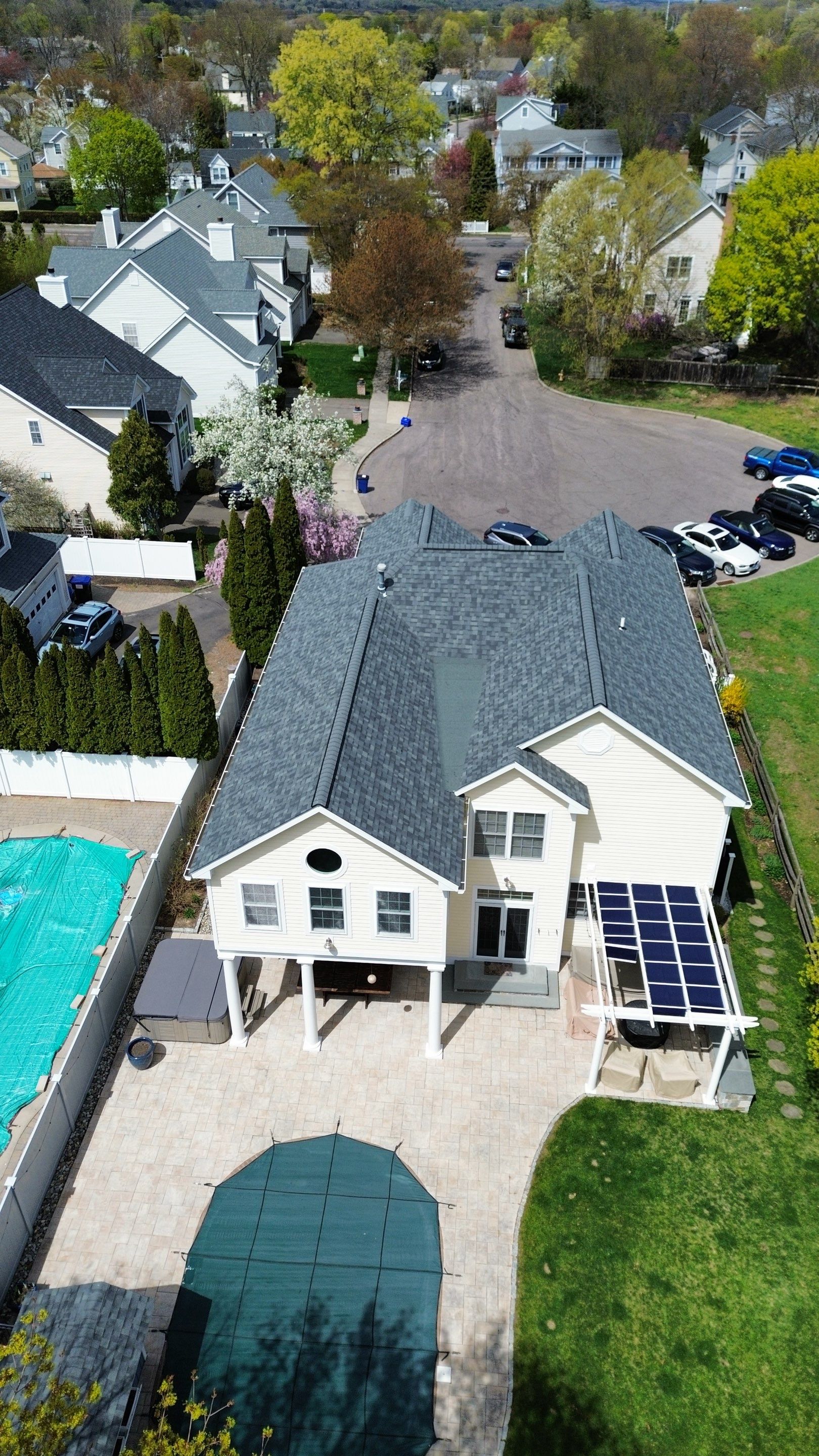 Owens Corning Duration: Estate Gray in Fairfield, Connecticut by Golden Shield Roofing