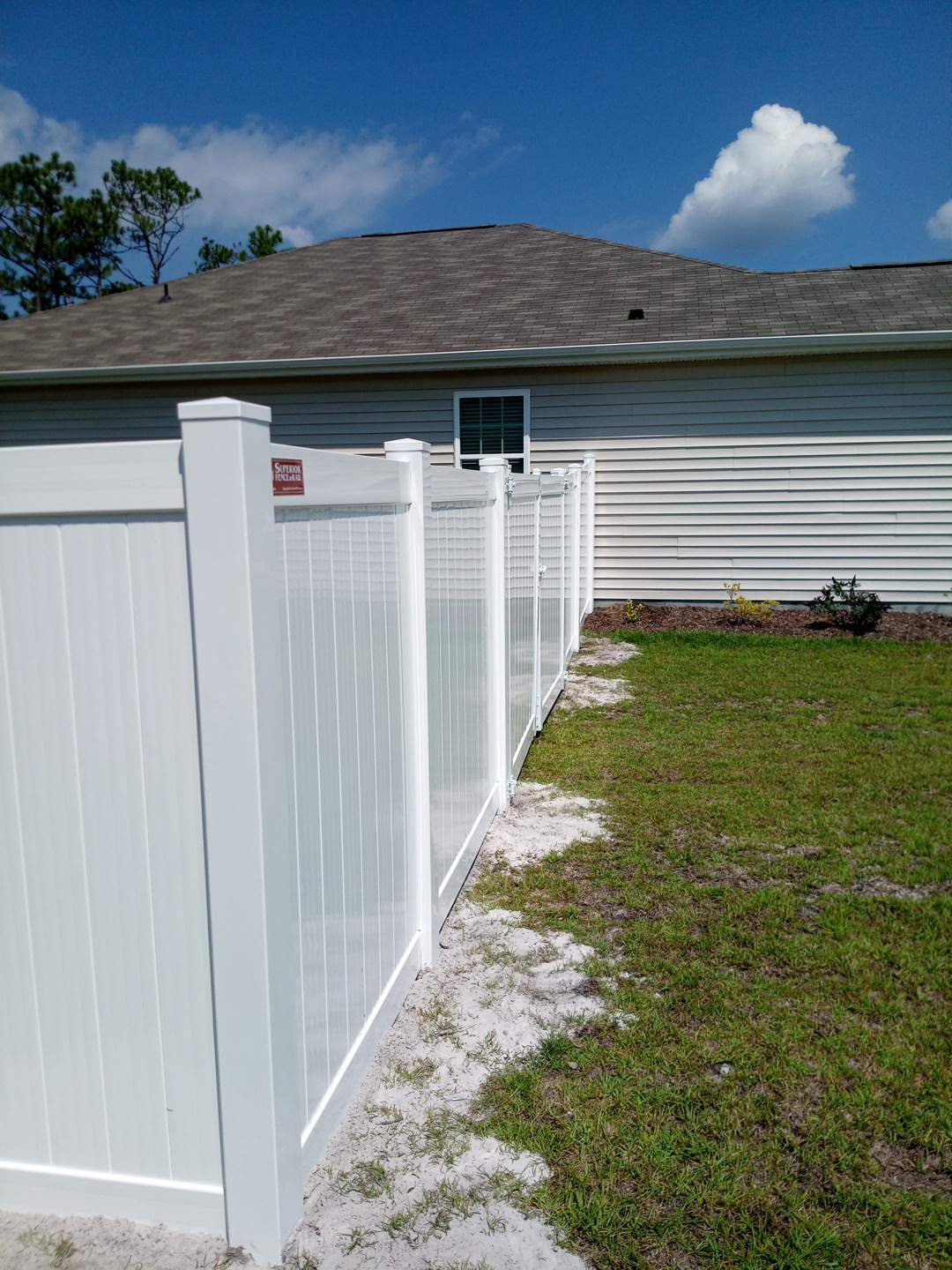 Hamilton Vinyl Privacy Project in Newport by Superior Fence and Rail