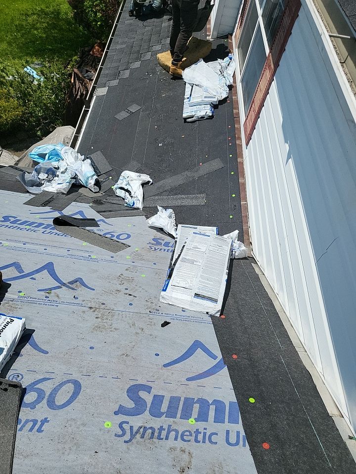 ATLAS PINNACLE COLOR: BLACK SHADOW DRIP EDGE: WHITE by Eagle Eye Roofing