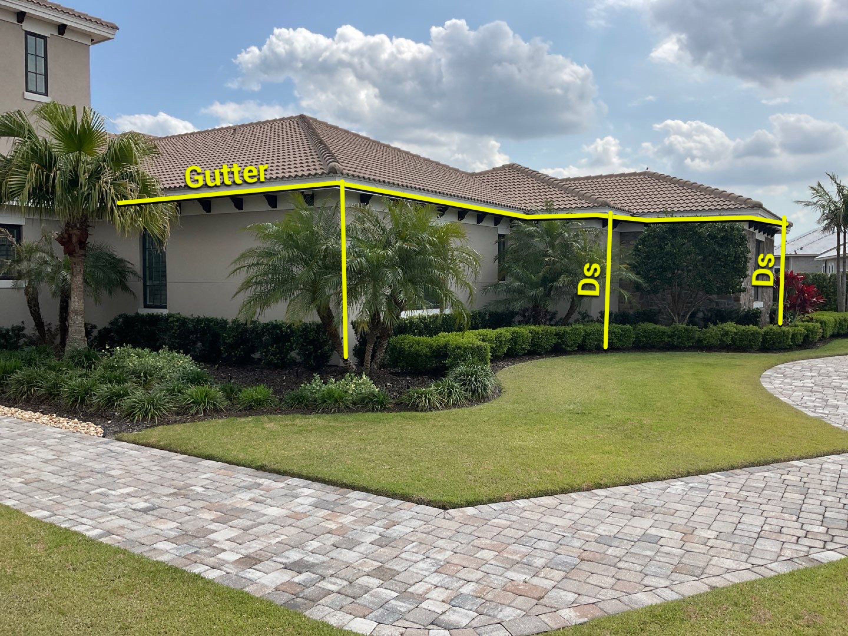 Downspout Installation for Multi-Story Homes in Lakewood Ranch by Gutter Professors