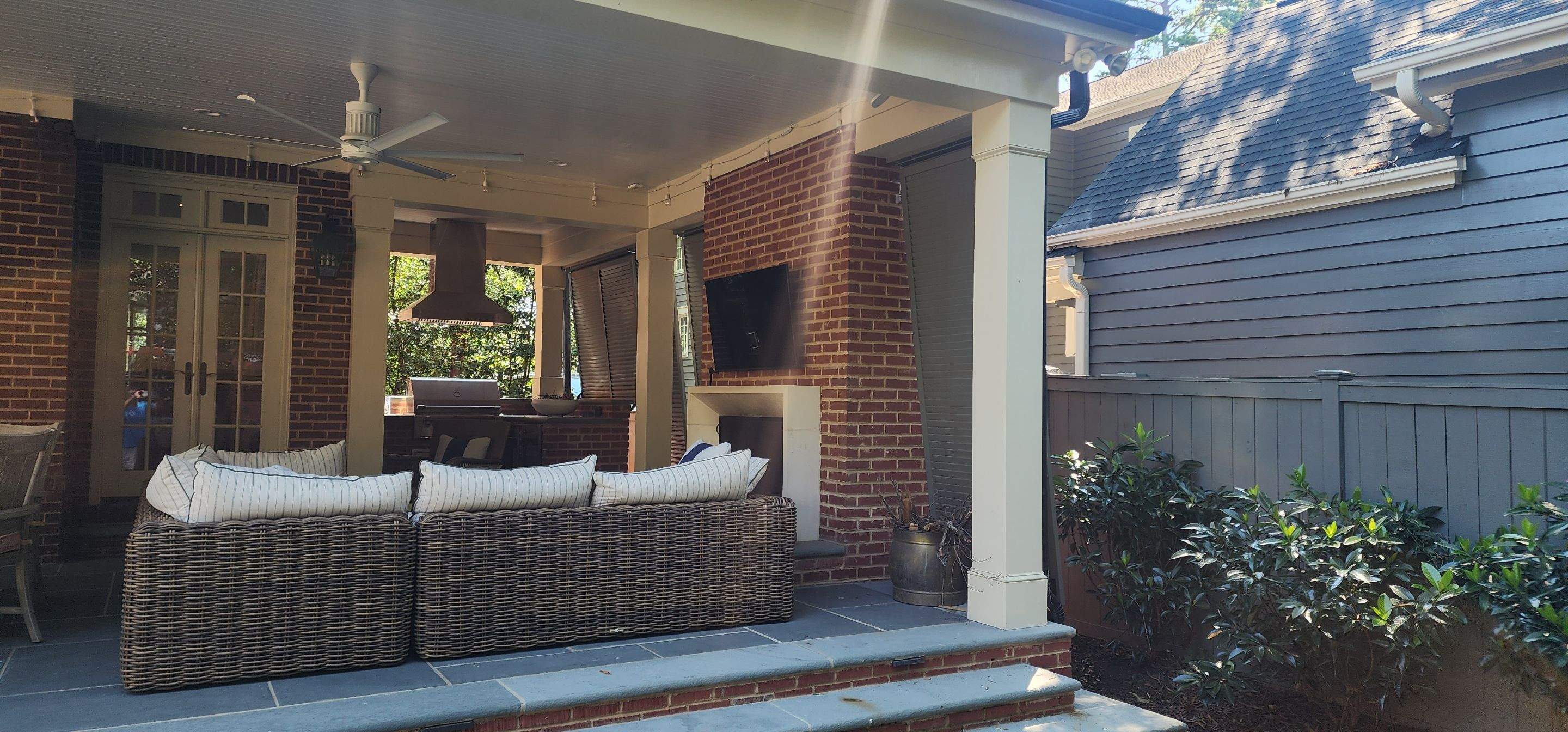 Patio Bahama Shutters by Southern Traditions Window Fashions