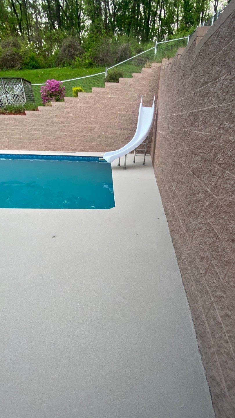Oxford Pool Deck Project in McKees Rocks by Floors in a Day, Inc