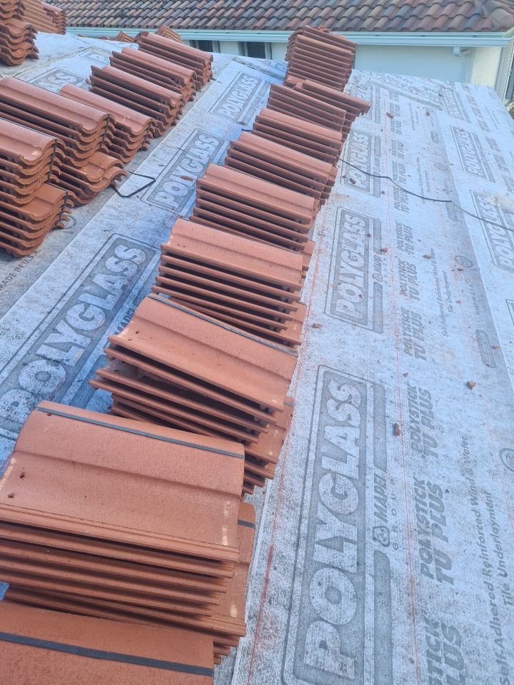 Residential Roofing Installation using Eagle Roofing Tile by BLUES BROTHERS ROOFING