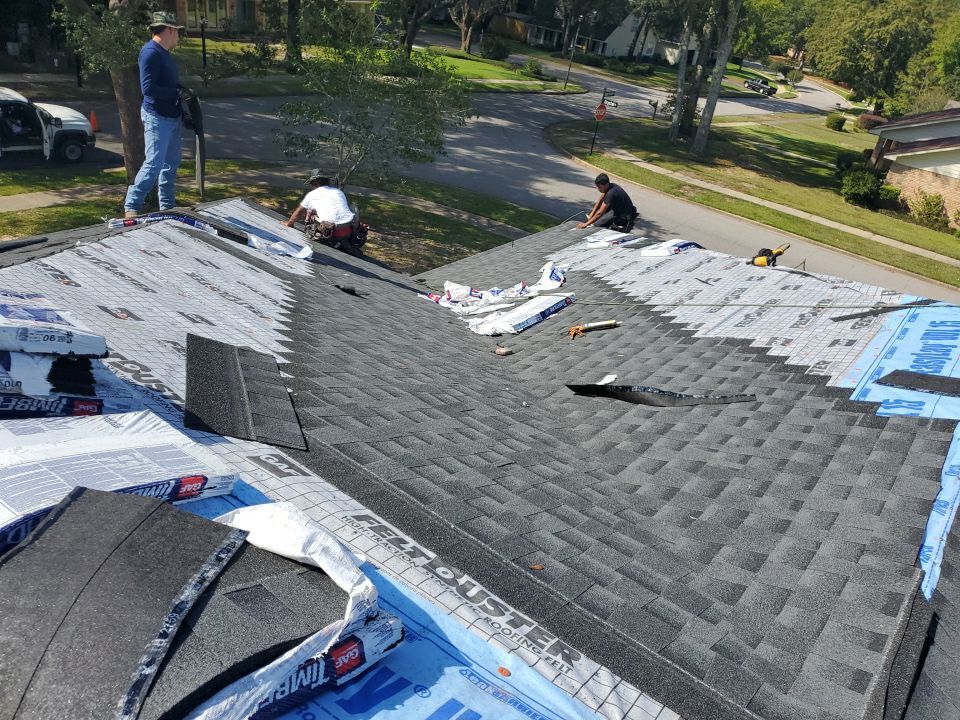 Residential Roofing Installation using Roof Replacement by American Roofing & Construction LLC
