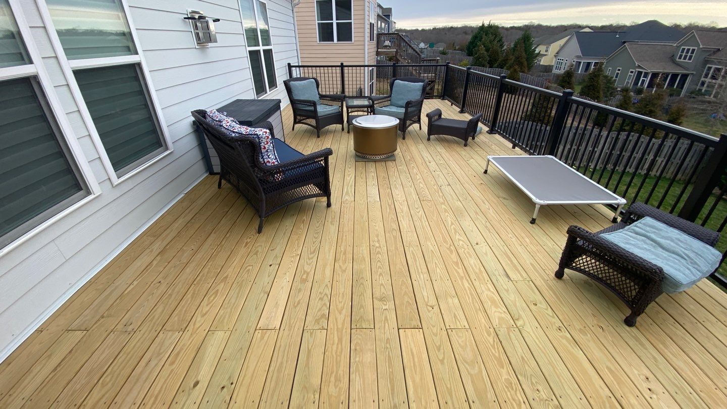 Deck using AcryFin by DuraSeal