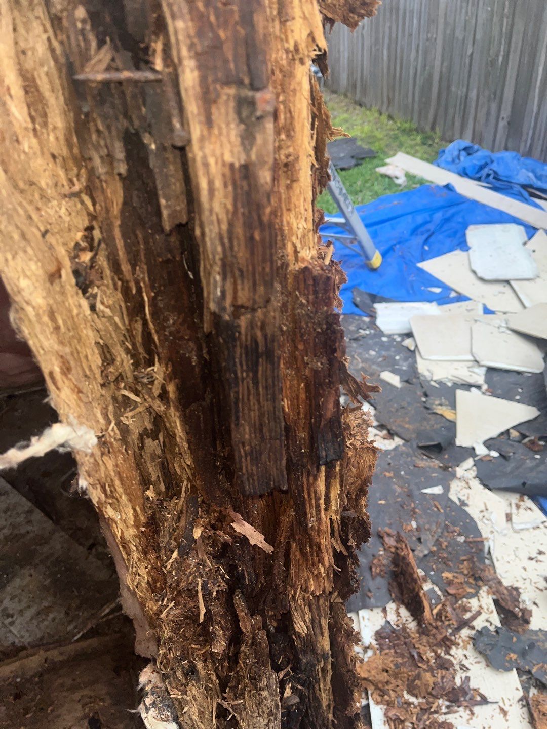 Chimney looks good but its BAD! by Bayfront Roofing and Construction