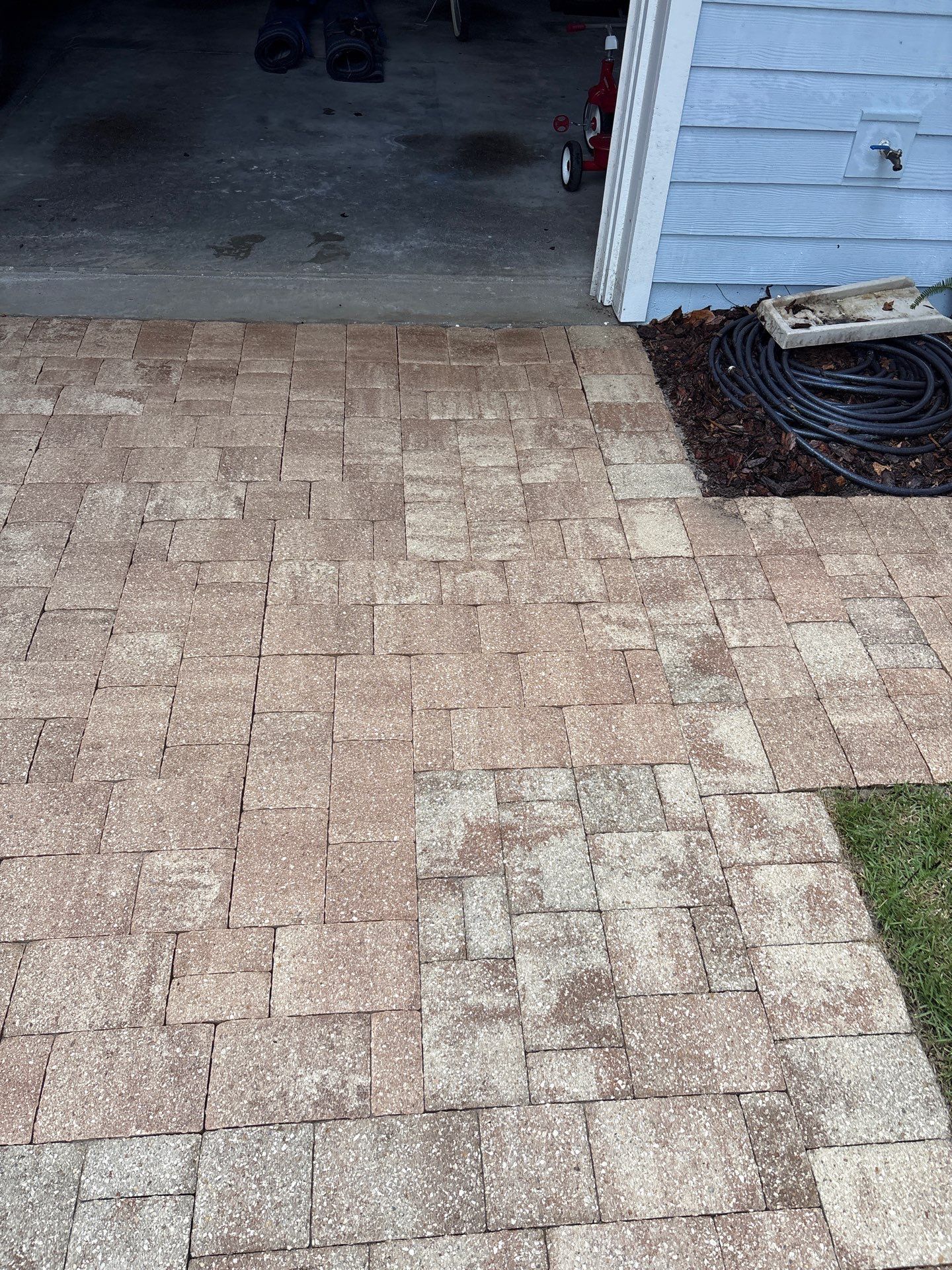 Paver Driveway using TopSeal by DuraSeal