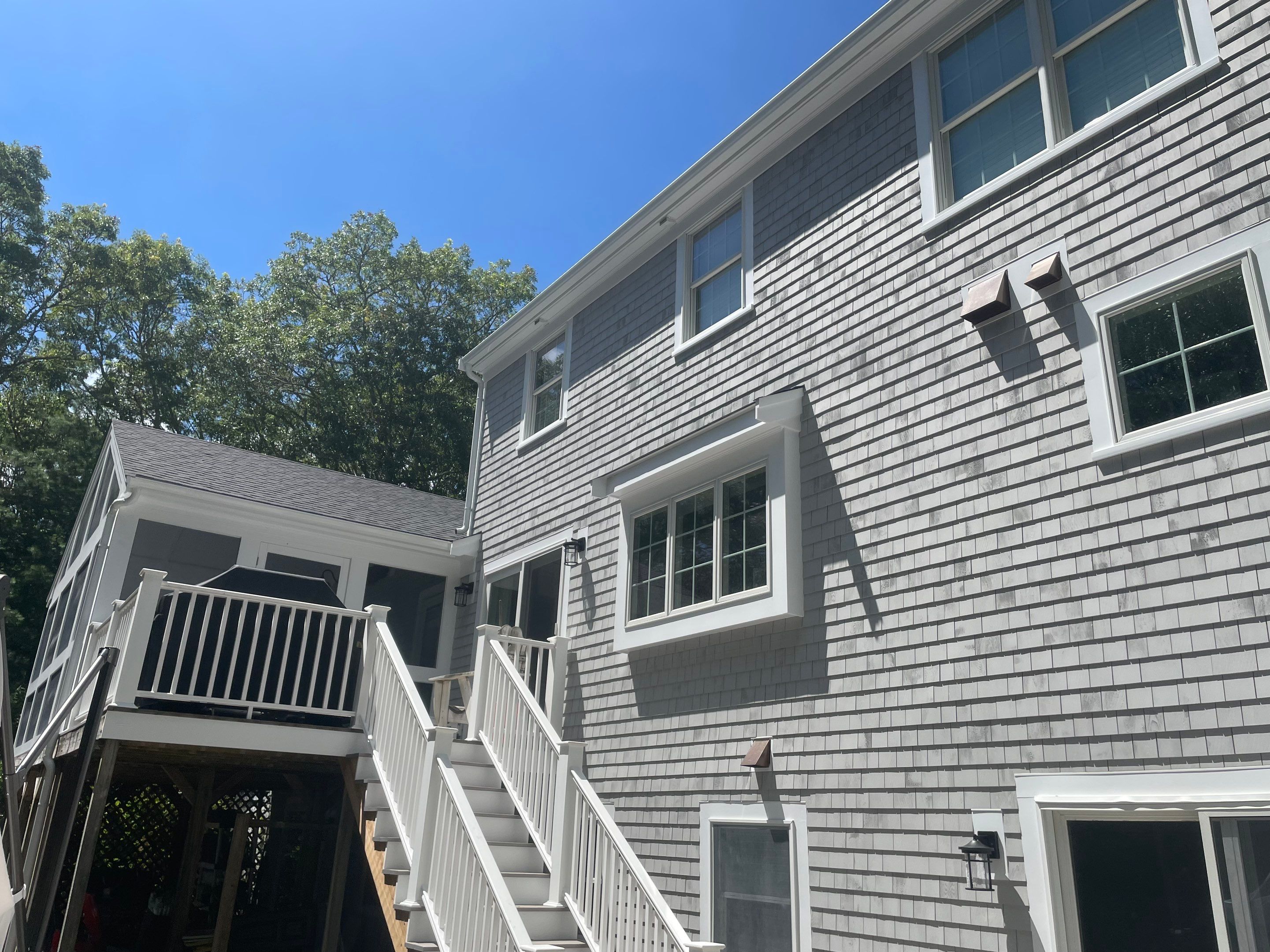5" K-Style Gutters with Hover Continuous Gutter Hanger Installed in Marstons Mills by Gutter Pro Enterprises