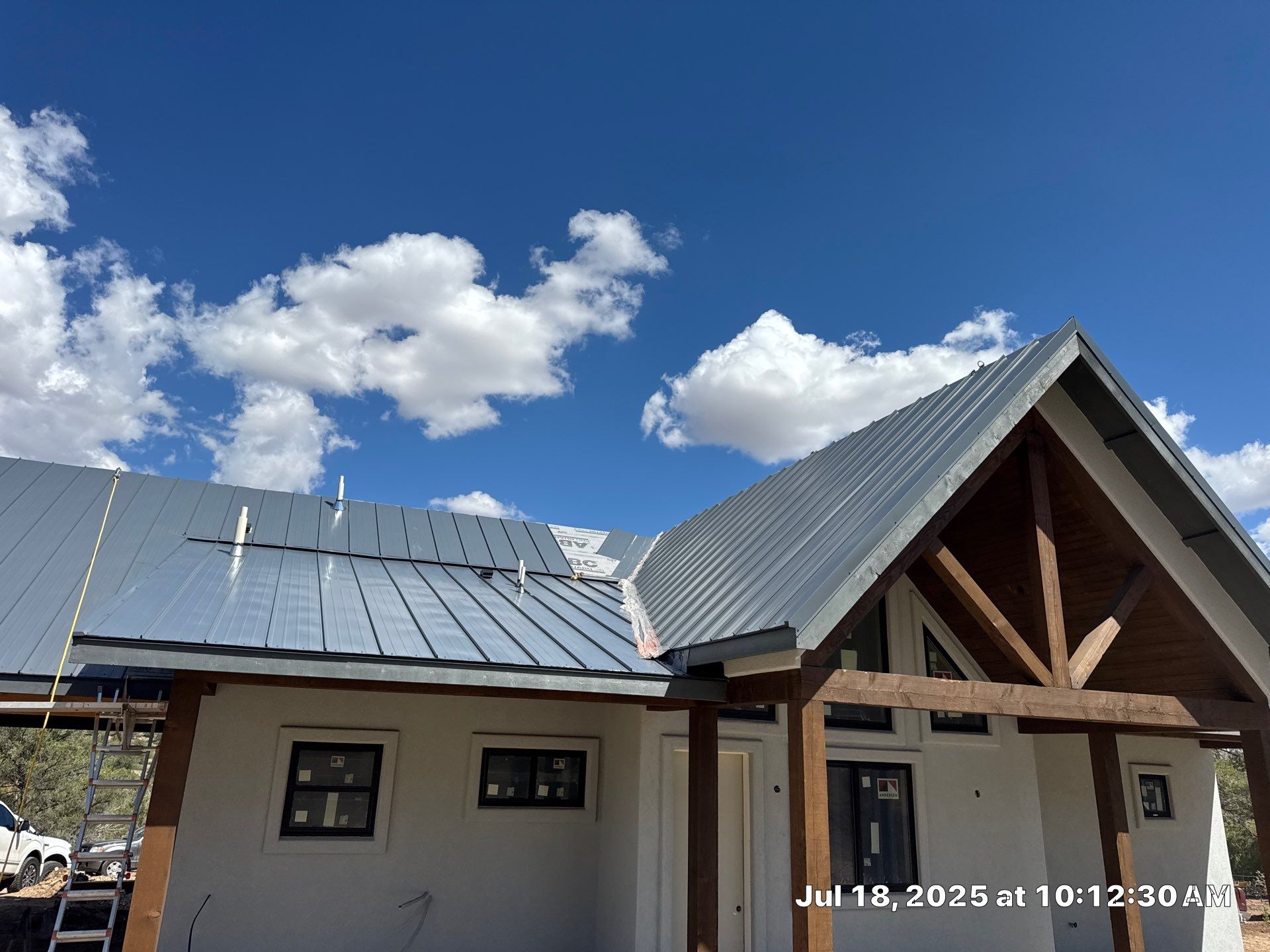 Prescott Standing Seam Metal Roof Installation by Badger Roofing